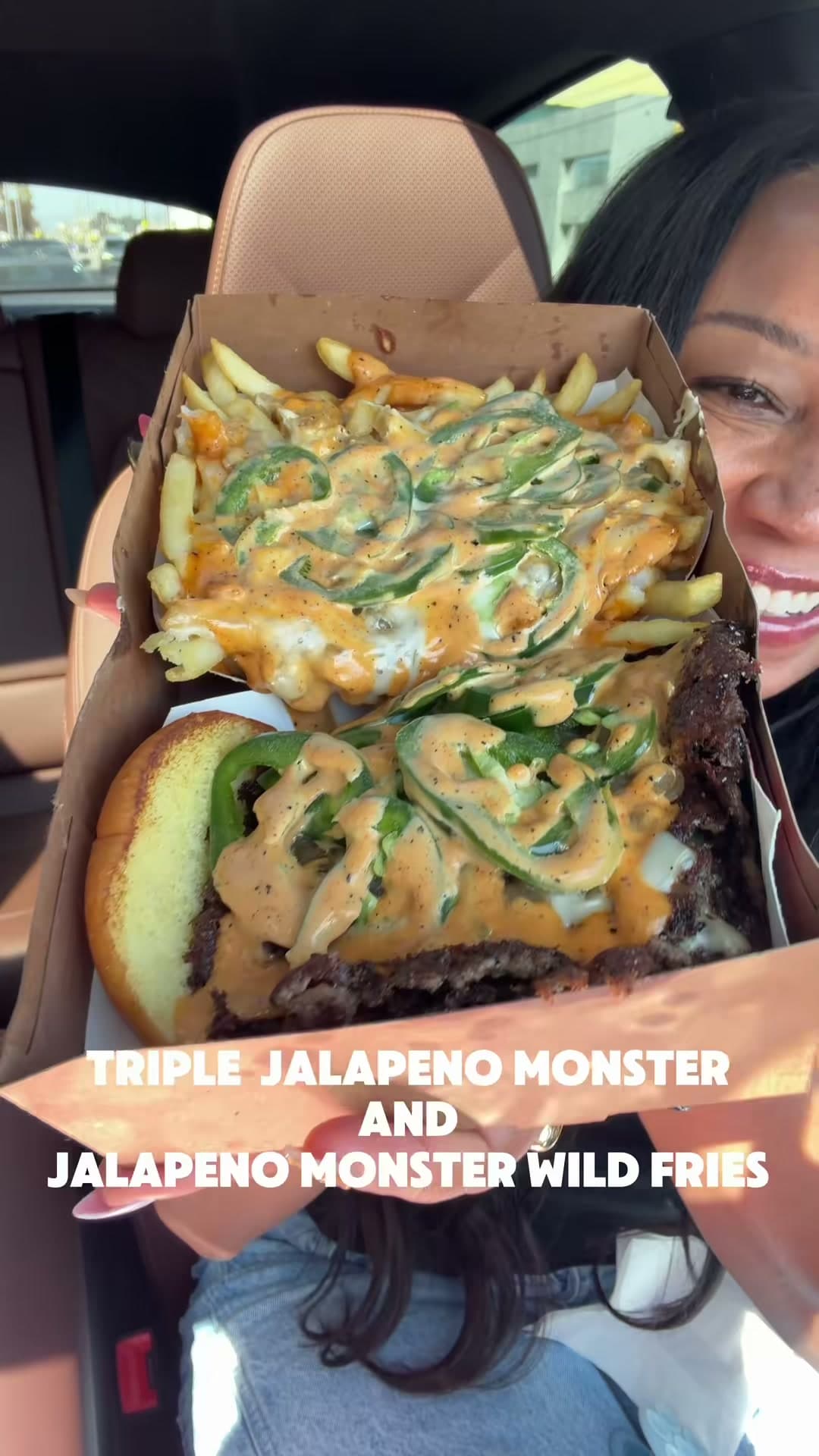 Jalapeno Monster Burger and Fries Review