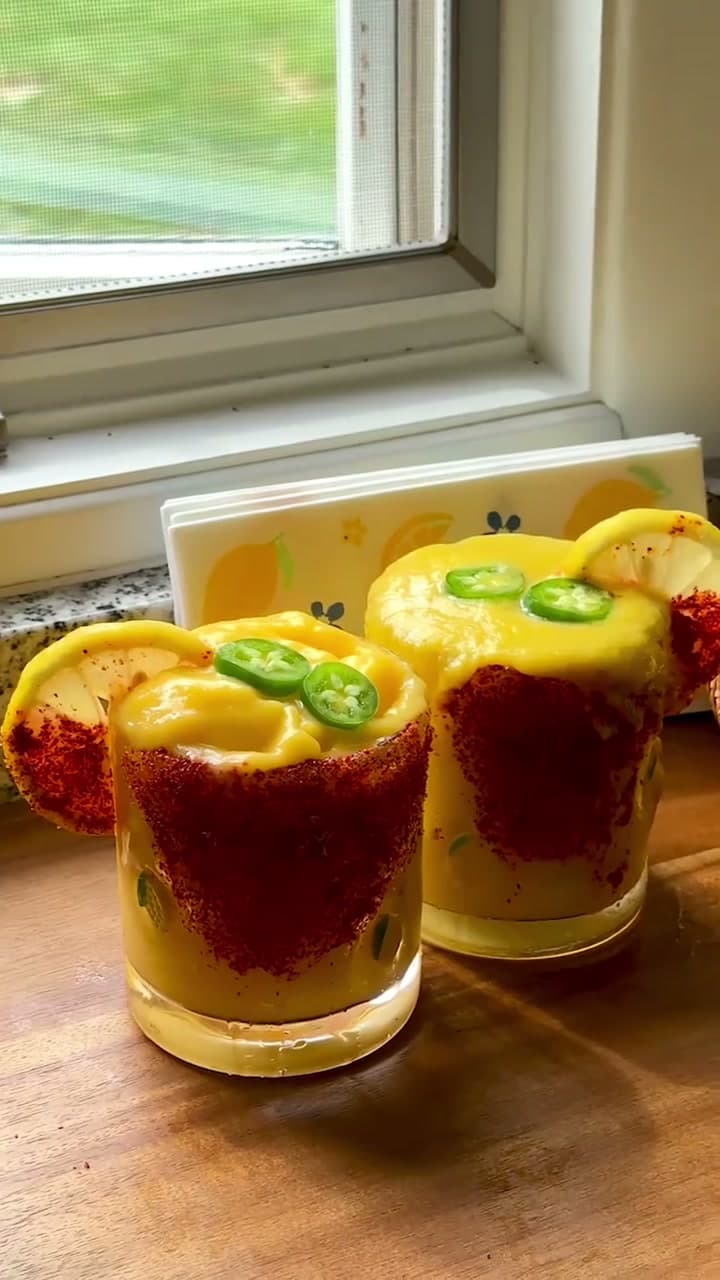 Spicy Mango Lemon Margarita