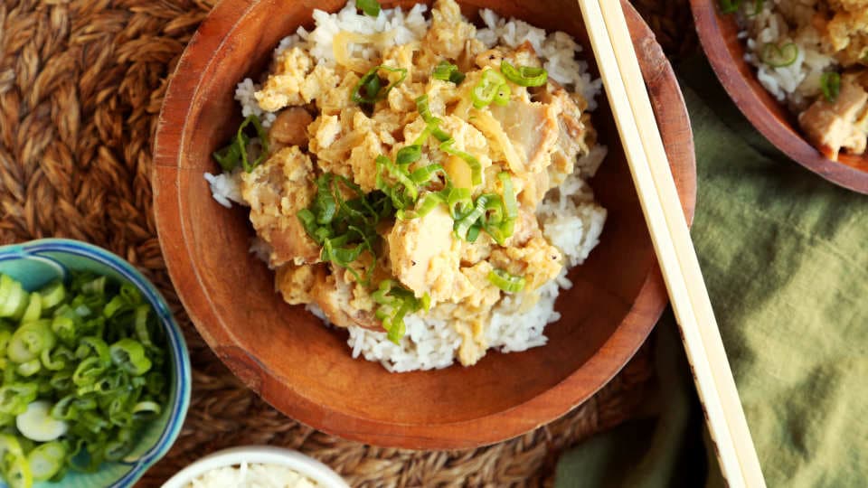 Oyakodon - Chicken and Egg Rice Bowl