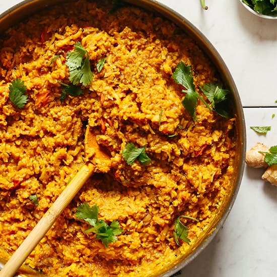 1-Pot Cauliflower Rice Kitchari