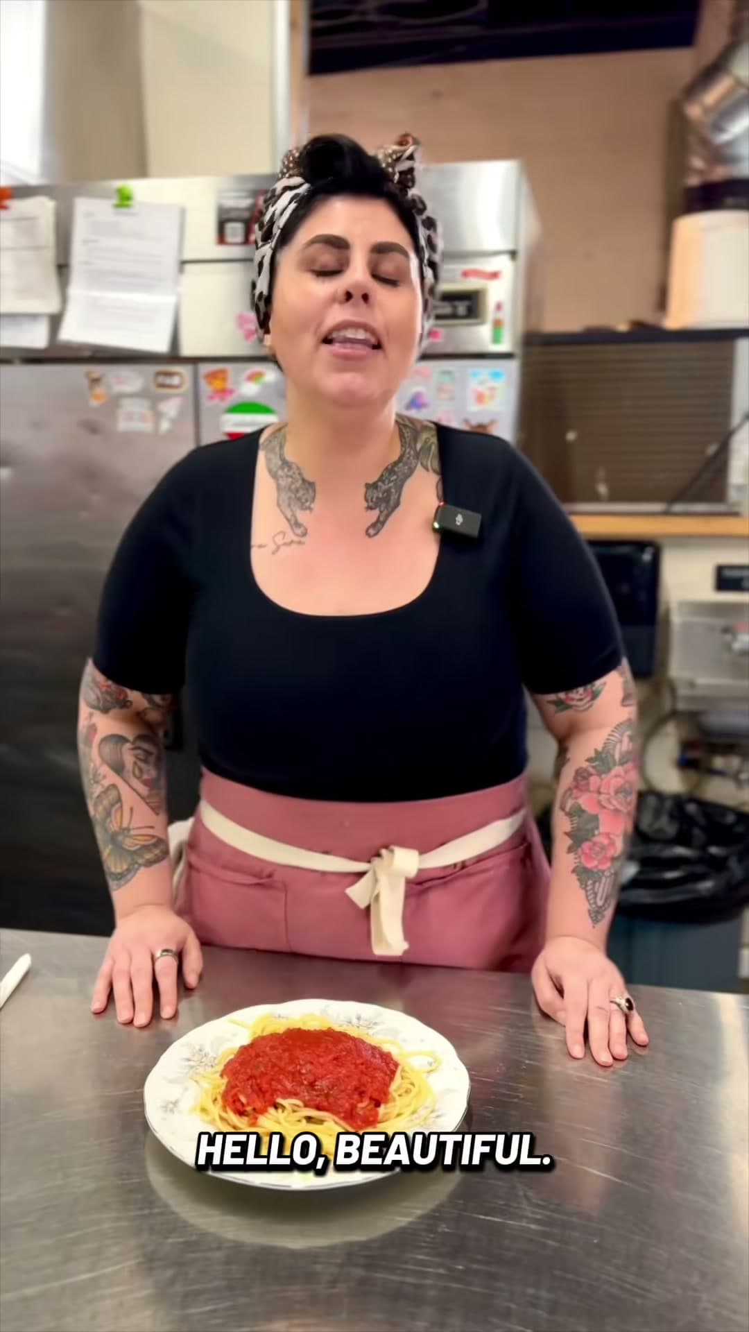 Spaghetti with Marinara and Sugar