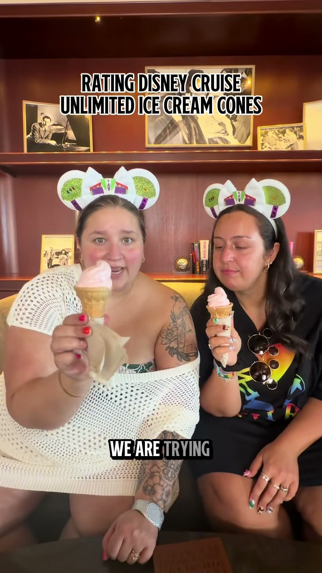 Disney Cruise Strawberry Ice Cream Cone Review