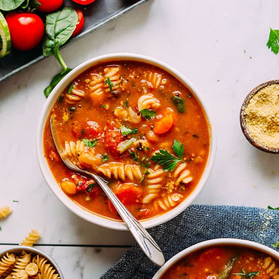 1-Pot Vegan Minestrone (Gluten-Free)