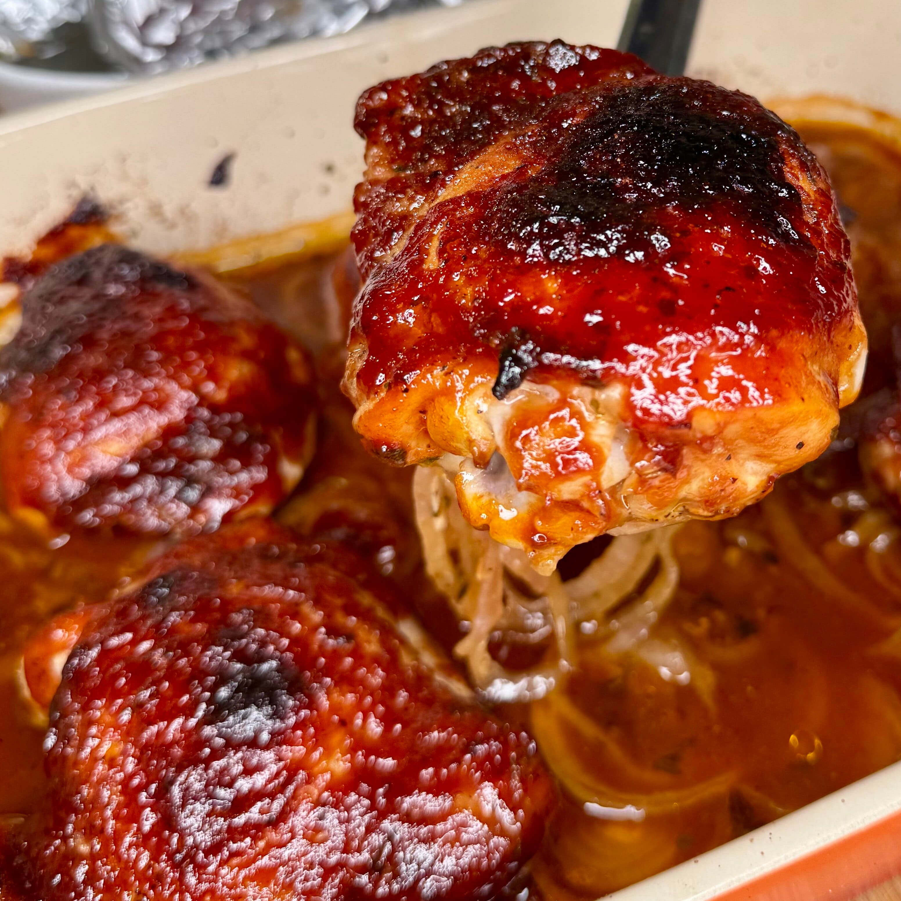 Sticky BBQ Chicken Bake