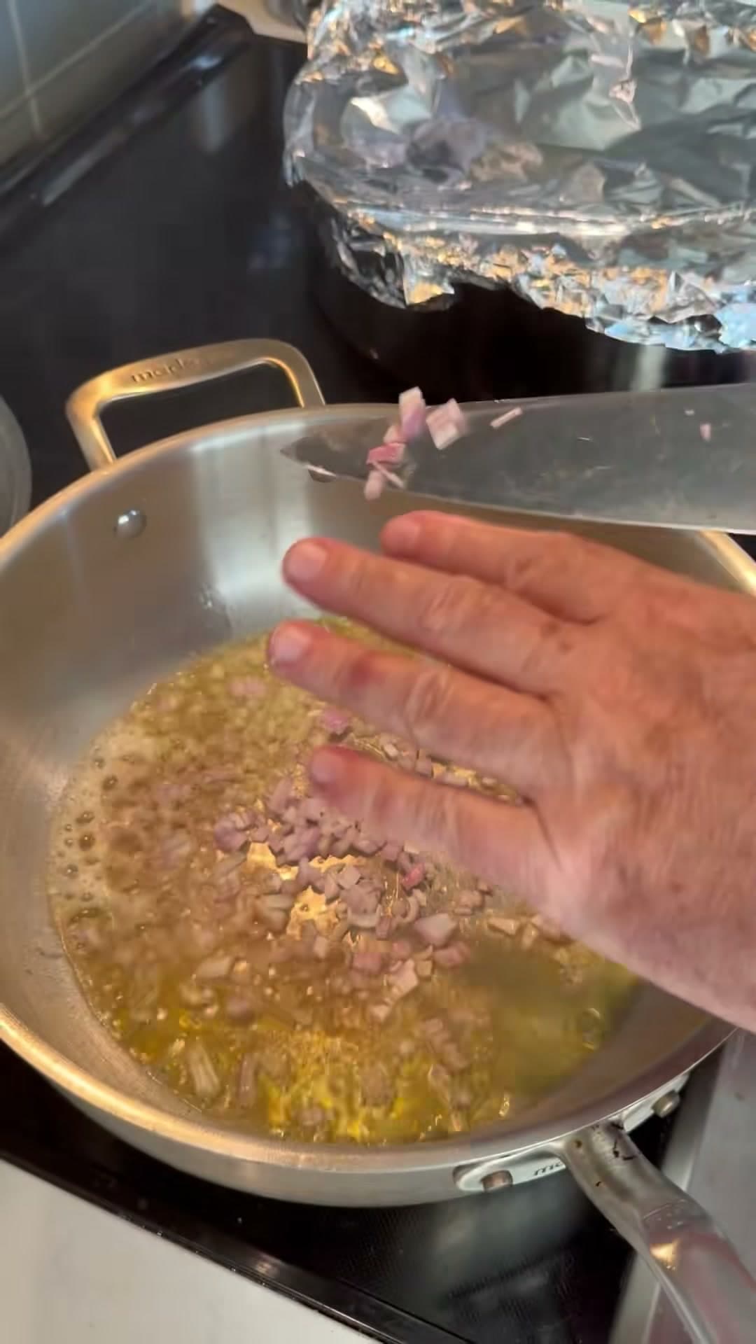 Braised Short Ribs with Mushroom Risotto