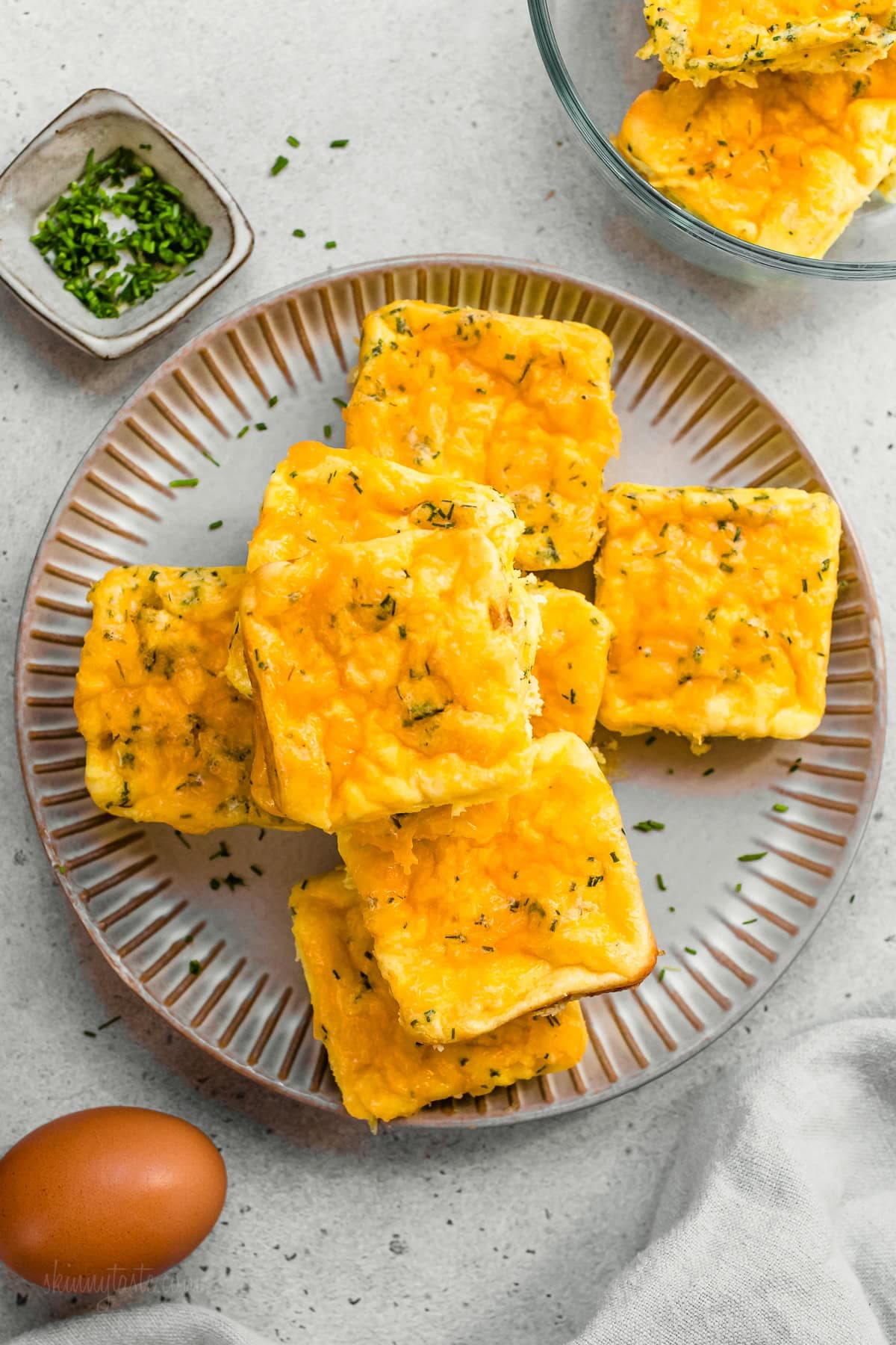 Potato Cheddar Chive Bakes