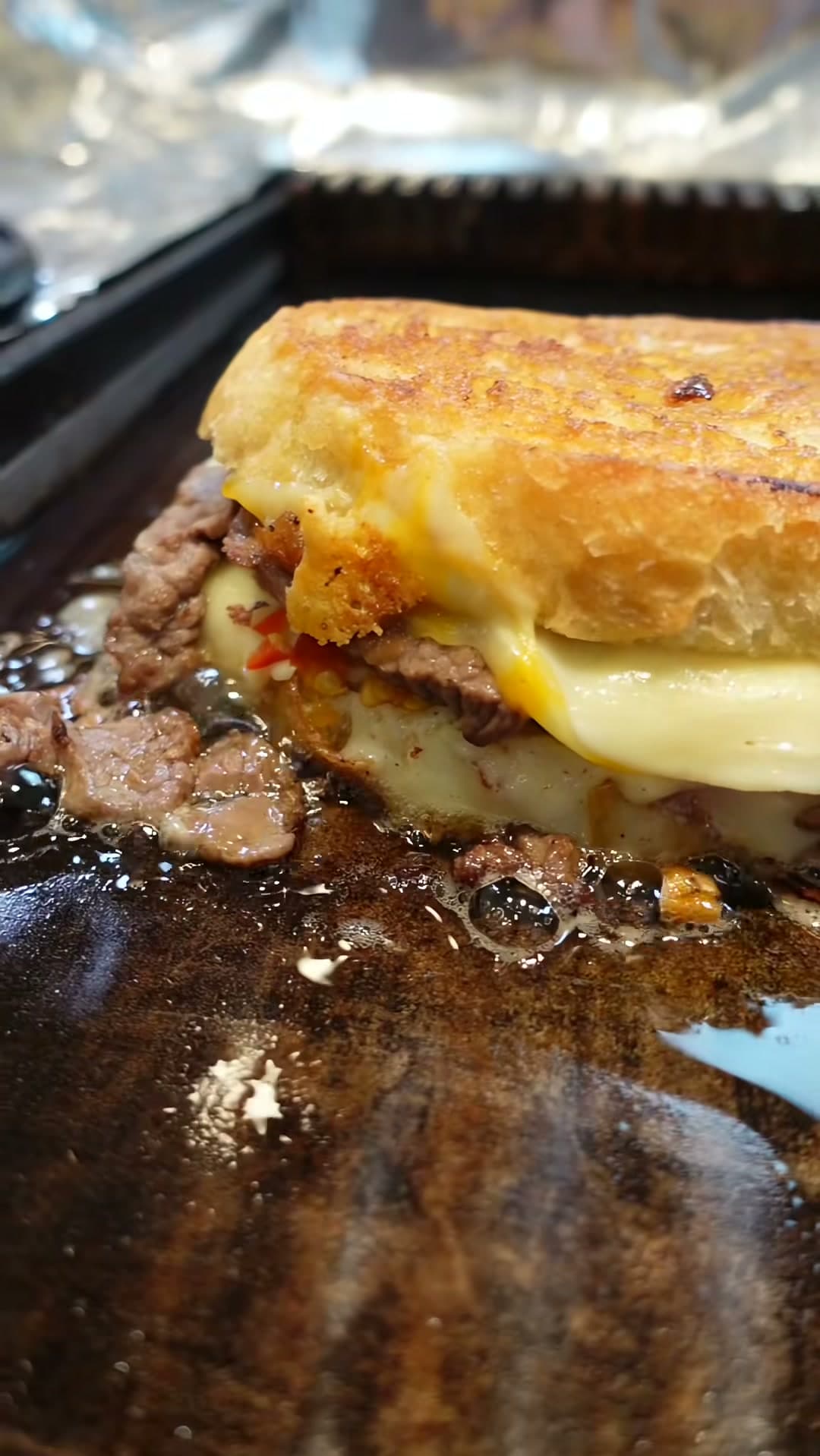 Philly Cheesesteak Grilled Cheese