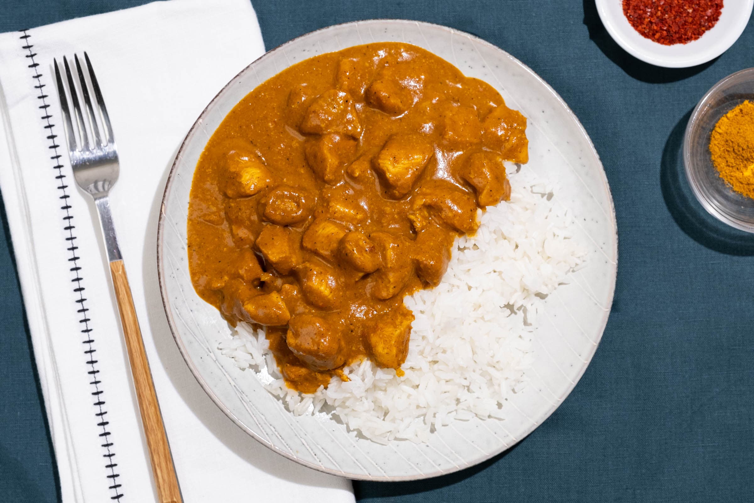Chicken Vindaloo with Aromatic Jasmine Rice