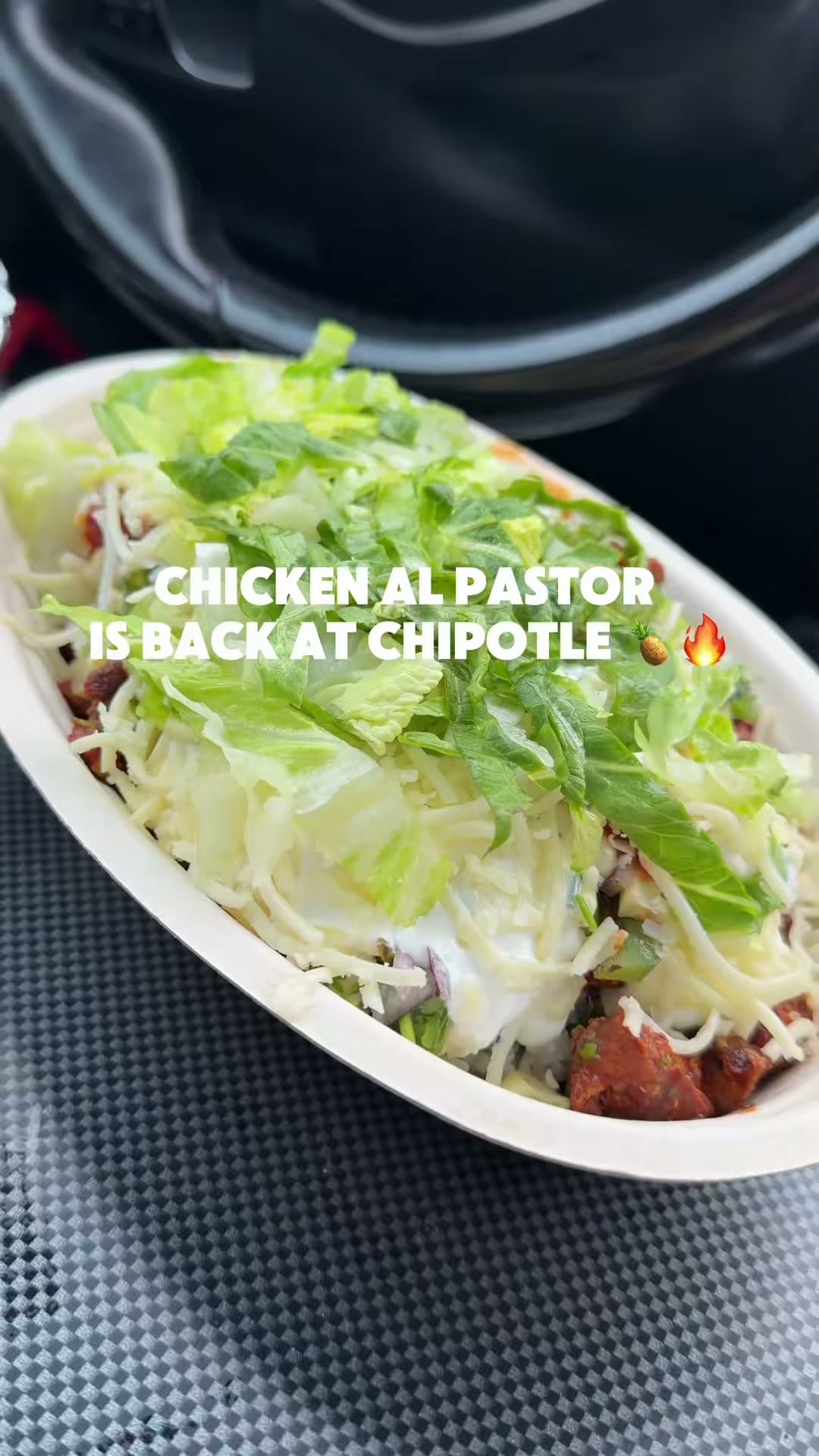 Chipotle Chicken Al Pastor Review