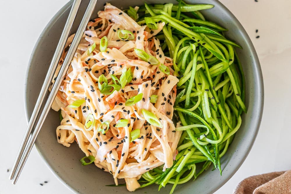 The BEST Spicy Crab Kani Salad