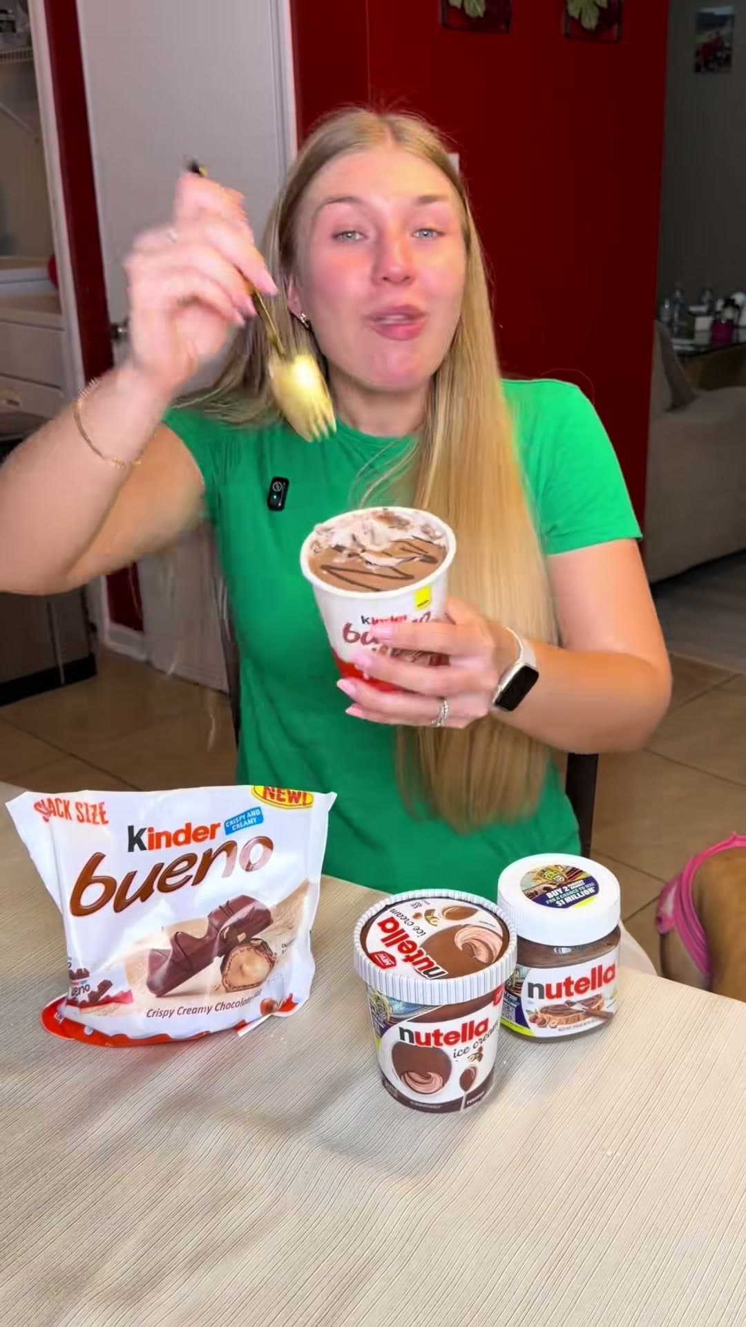 Nutella vs. Kinder Bueno Ice Cream Review