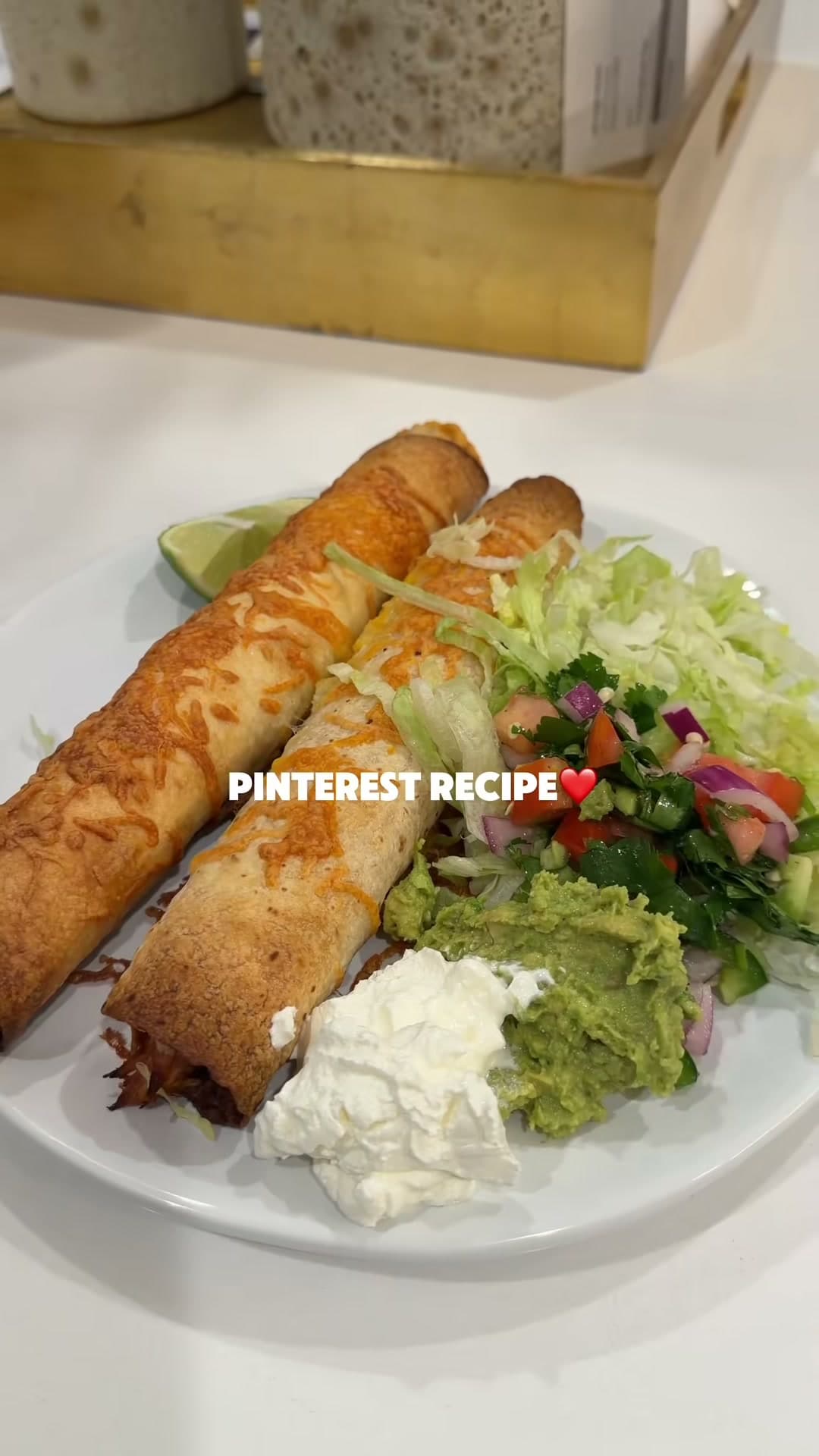 Baked Chicken Taquitos