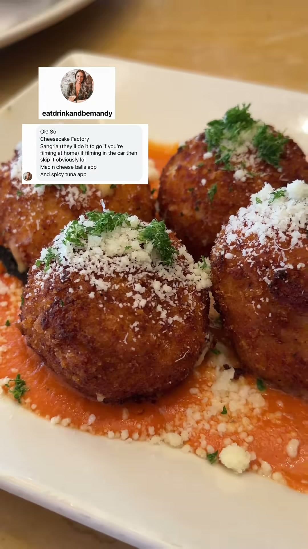 Cheesecake Factory Appetizer and Sangria Review