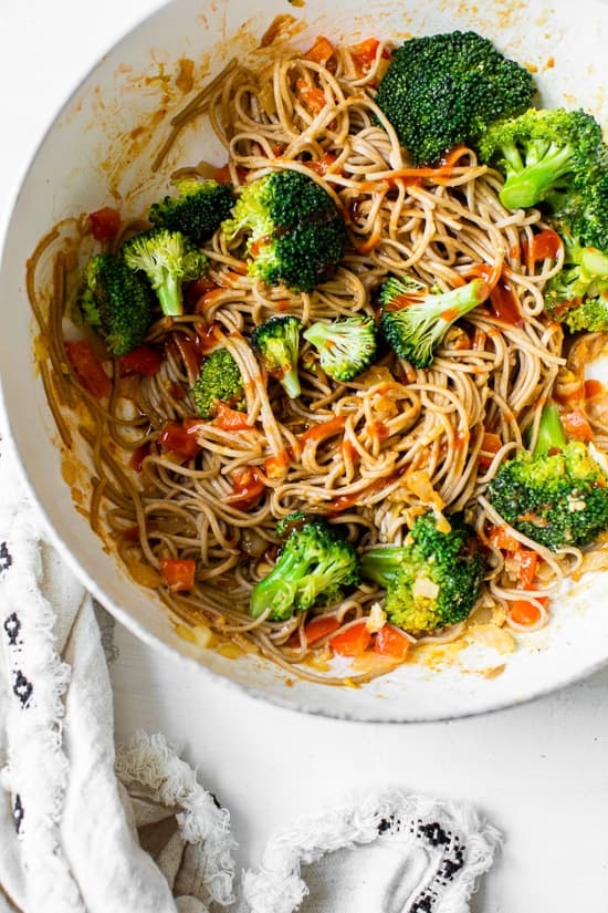 Soba Noodle Veggie Stir-fry
