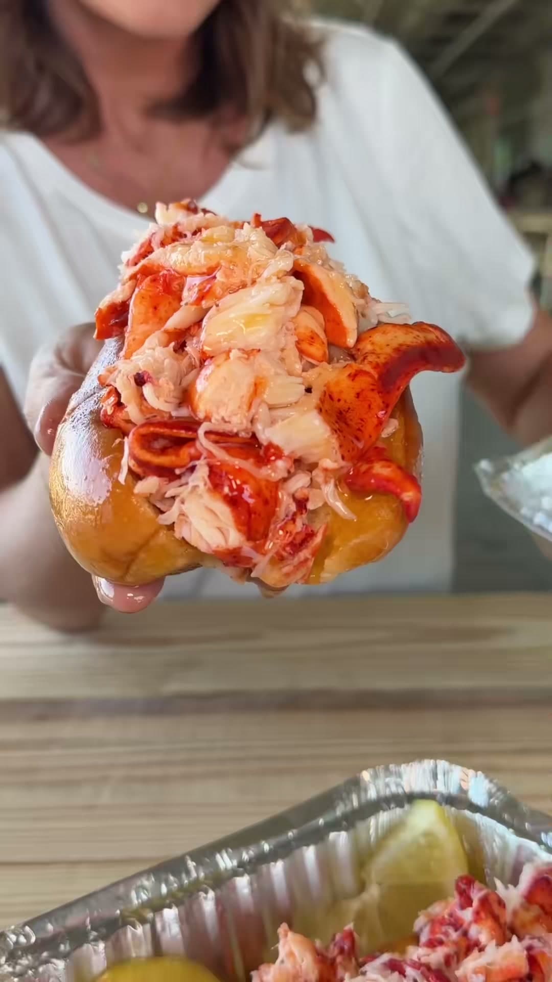 Hot Buttered Lobster Roll and Butter
