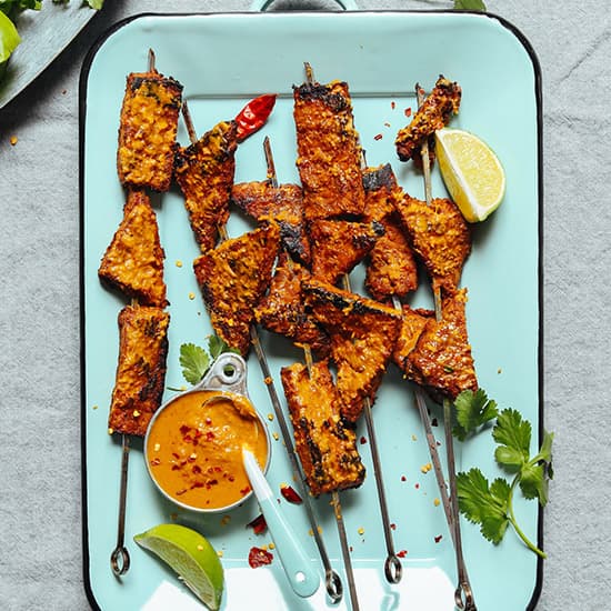 Peanut & Lemongrass Tempeh Satay