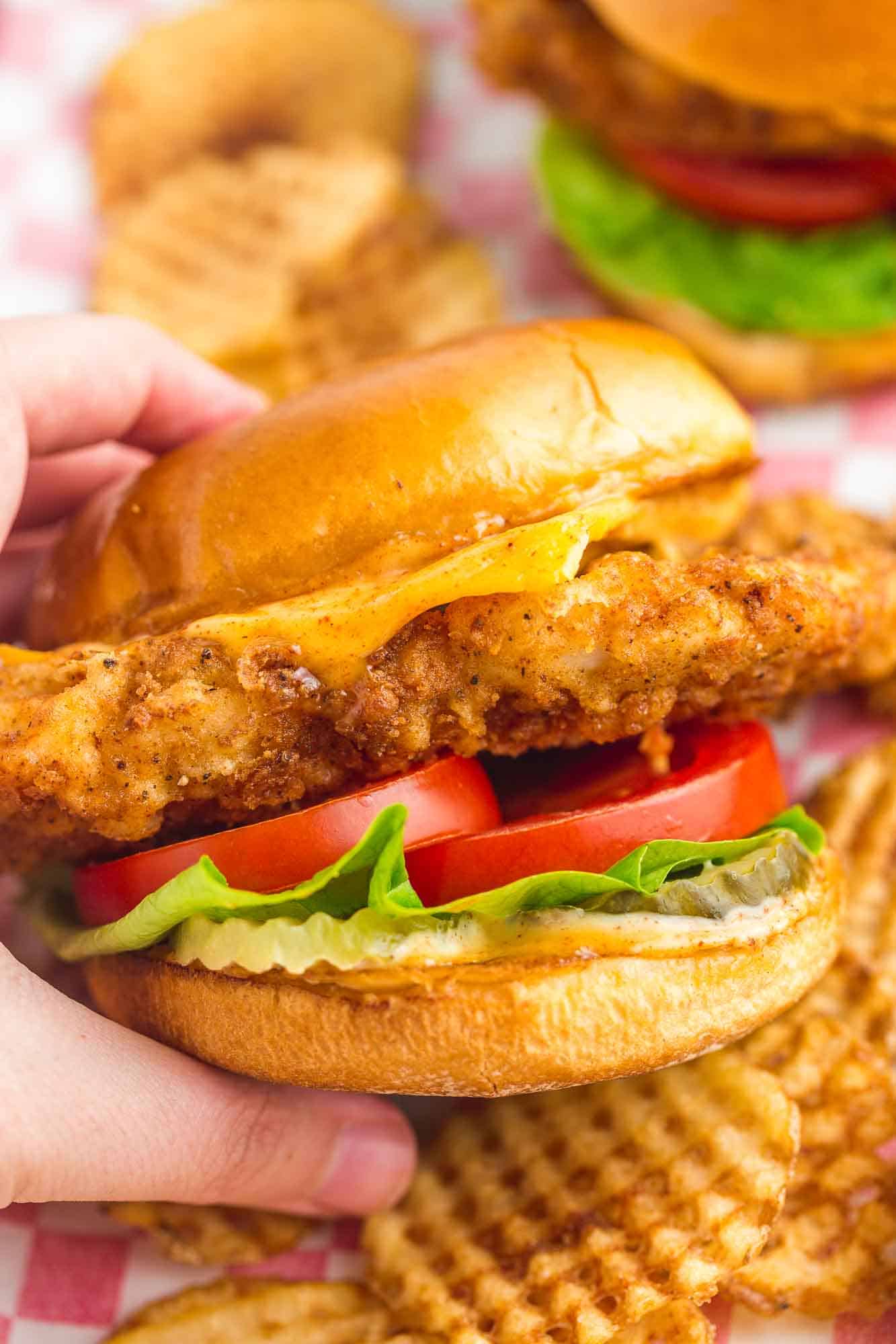 Homemade Chick-Fil-A Sandwich