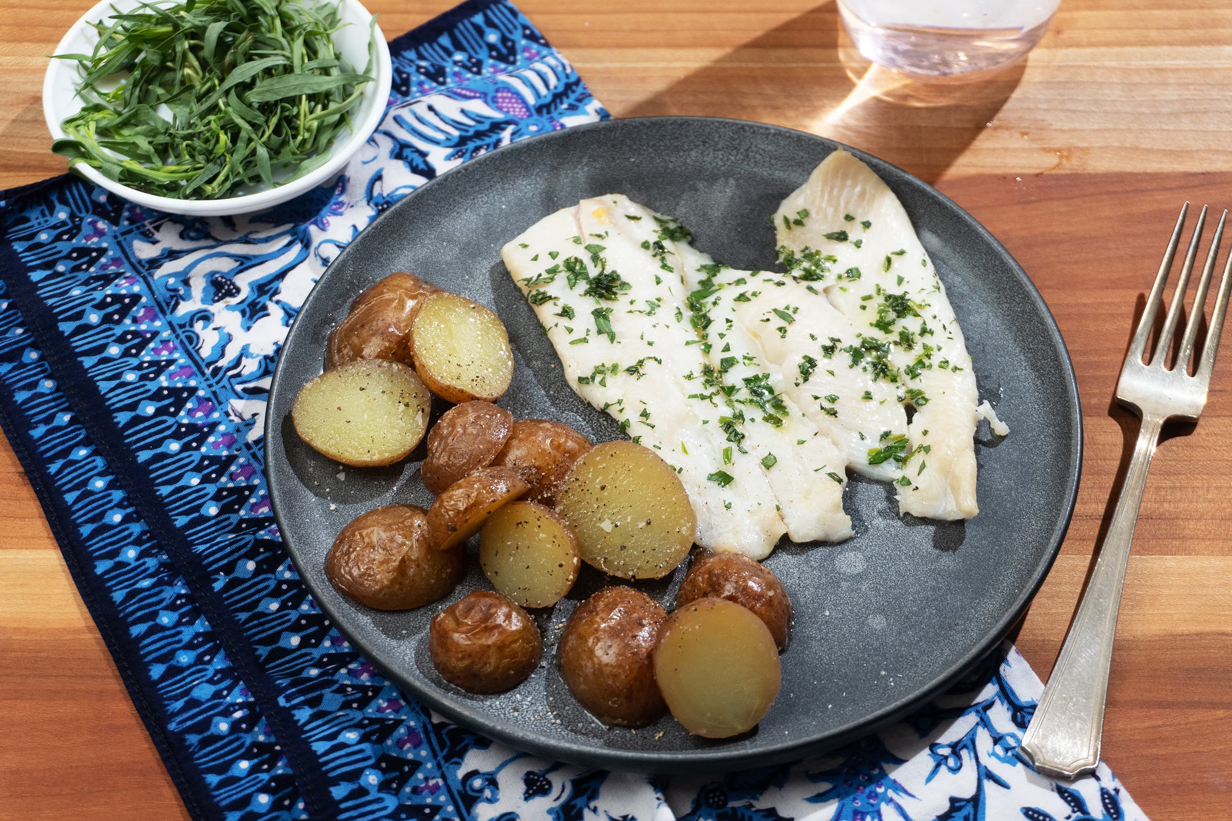 Buttery Baked Flounder