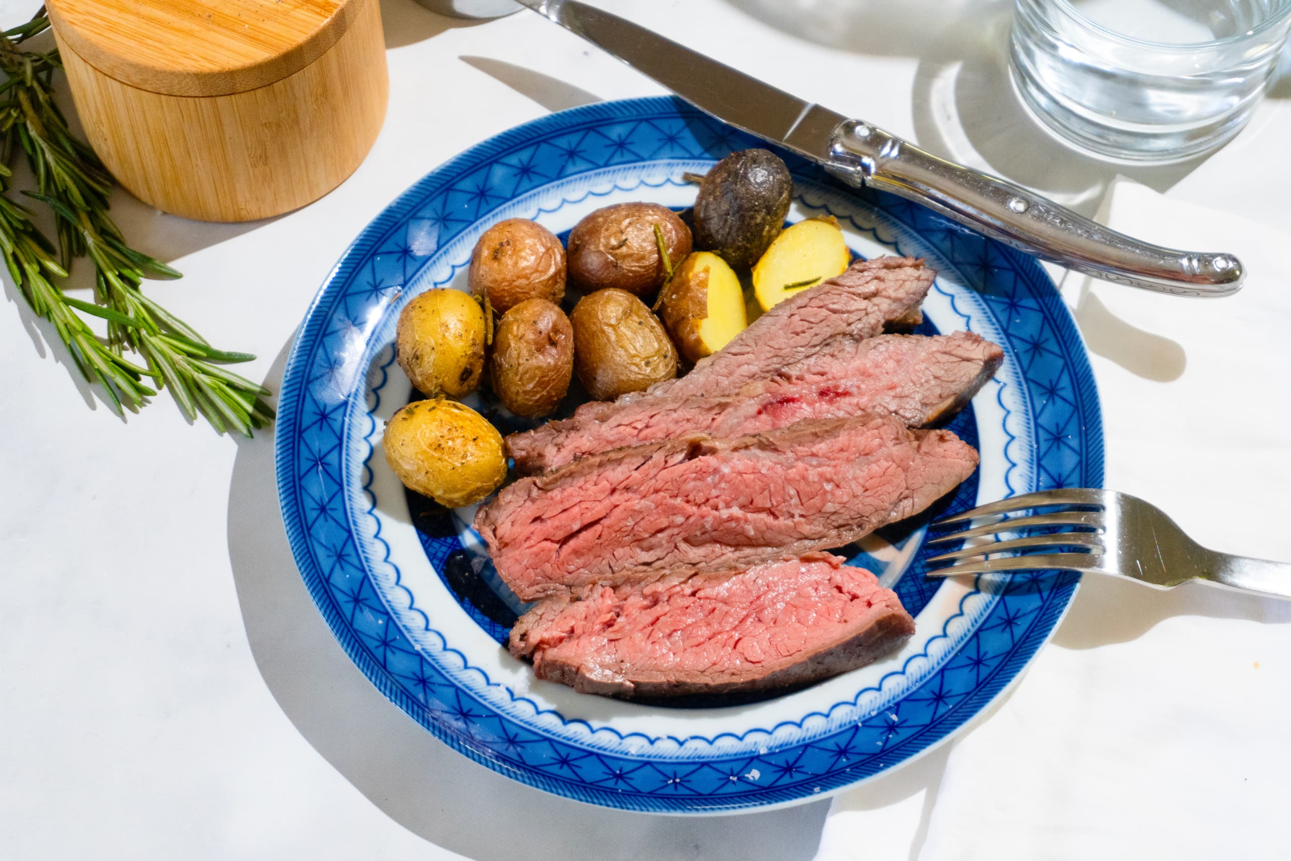 Flank Steak with Rosemary Potatoes