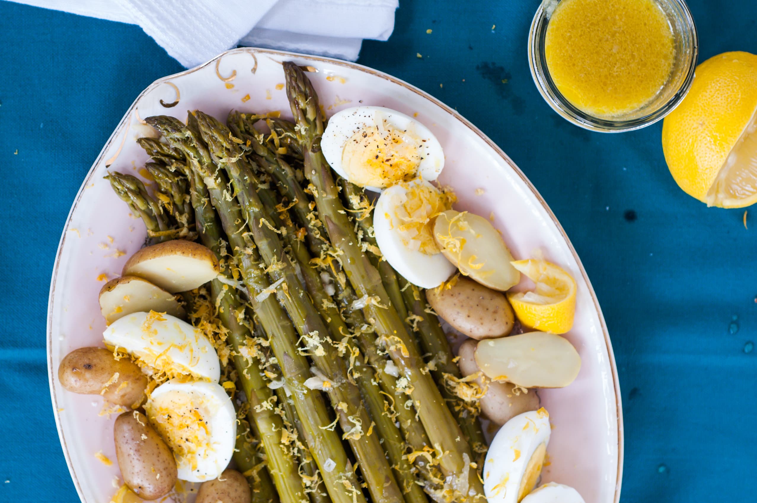 Asparagus and Eggs with Dijon Vinaigrette