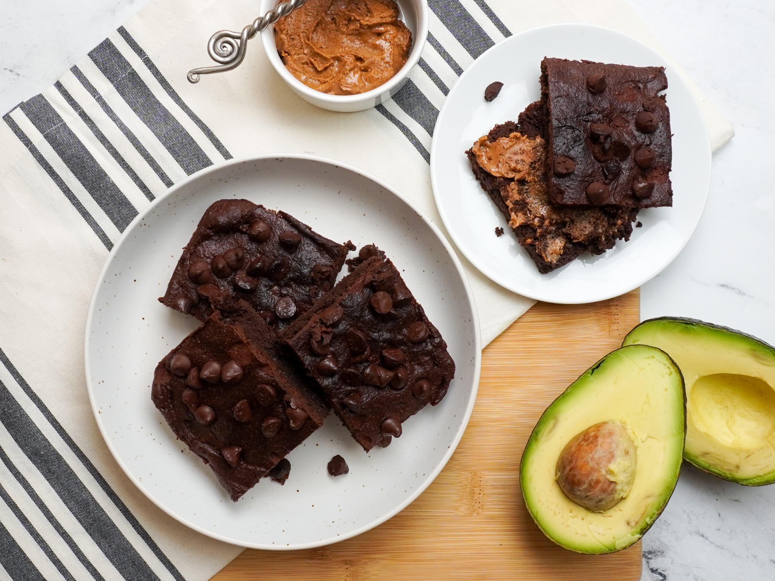 Avocado & Almond Butter Brownies