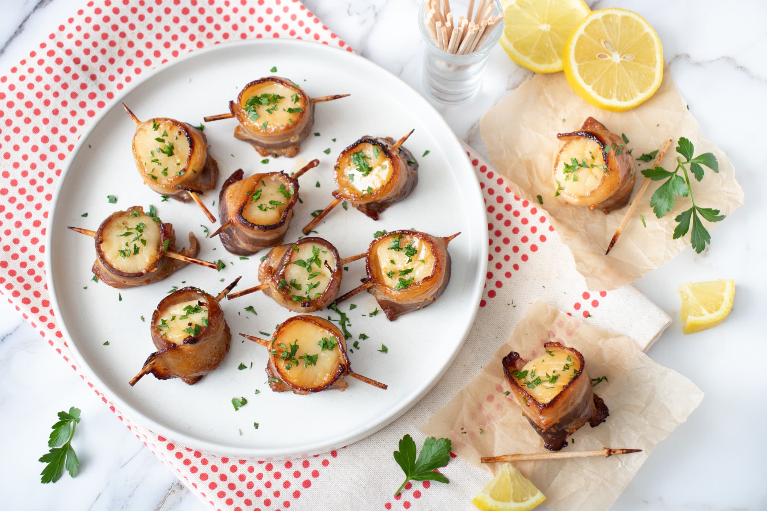 Bacon Wrapped Scallops