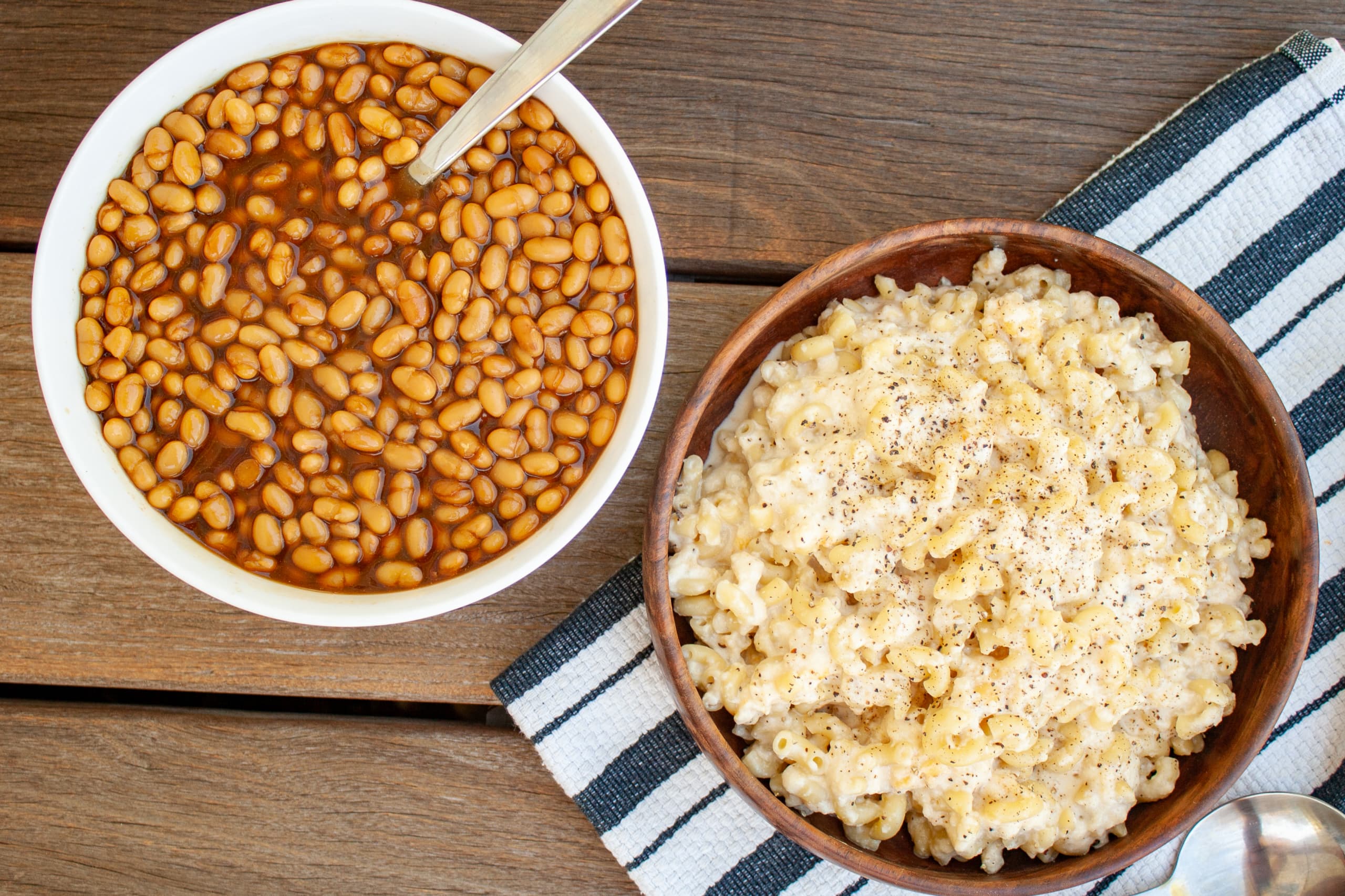 Baked Beans and Vermont Mac and Cheese