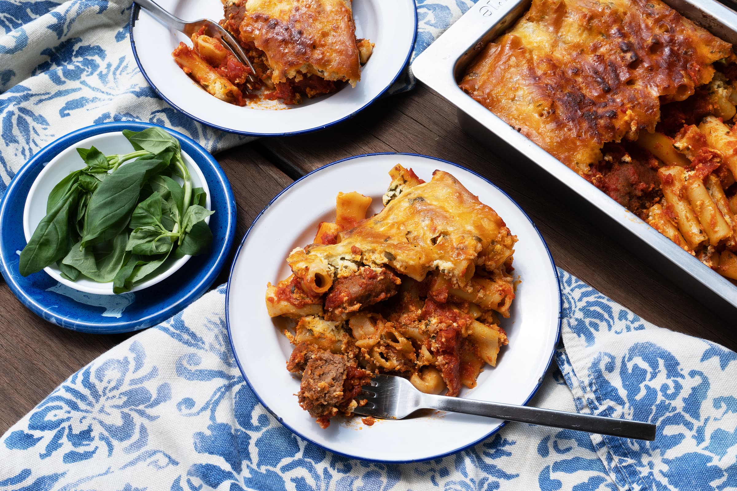 Baked Pasta with Meatballs