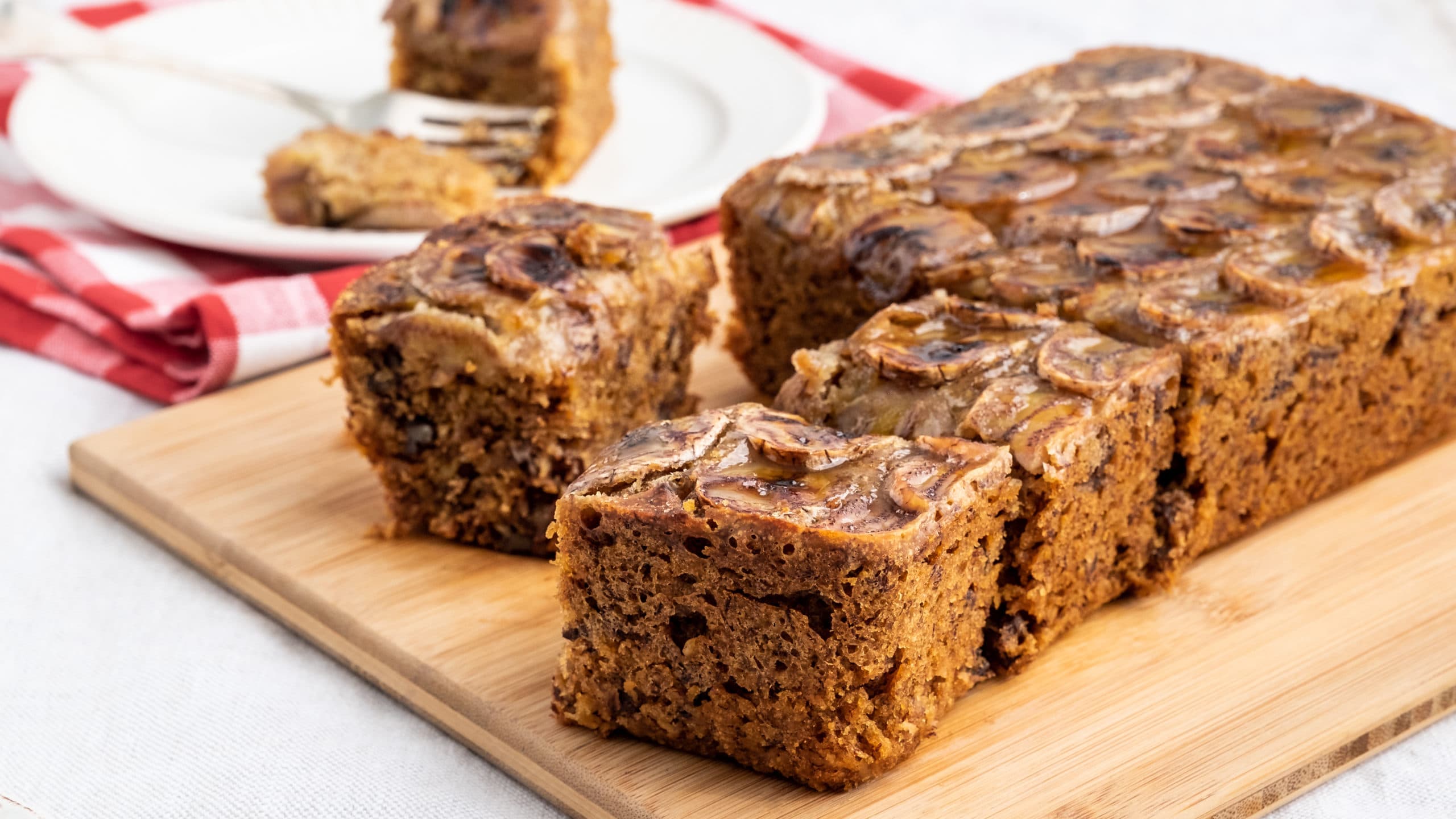 Caramelized Banana Bread With Brown Sugar Topping