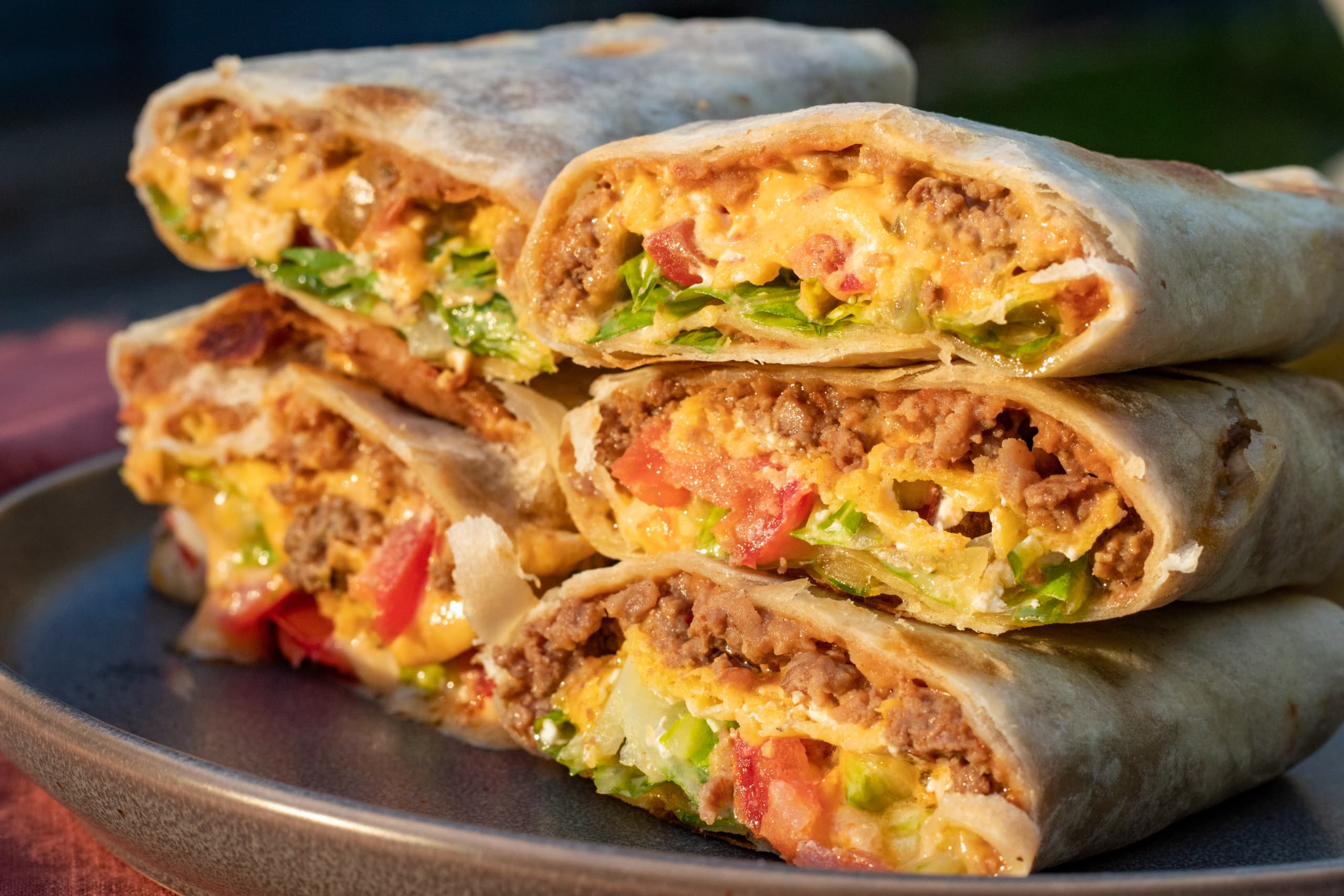 Beef and Bean Burritos