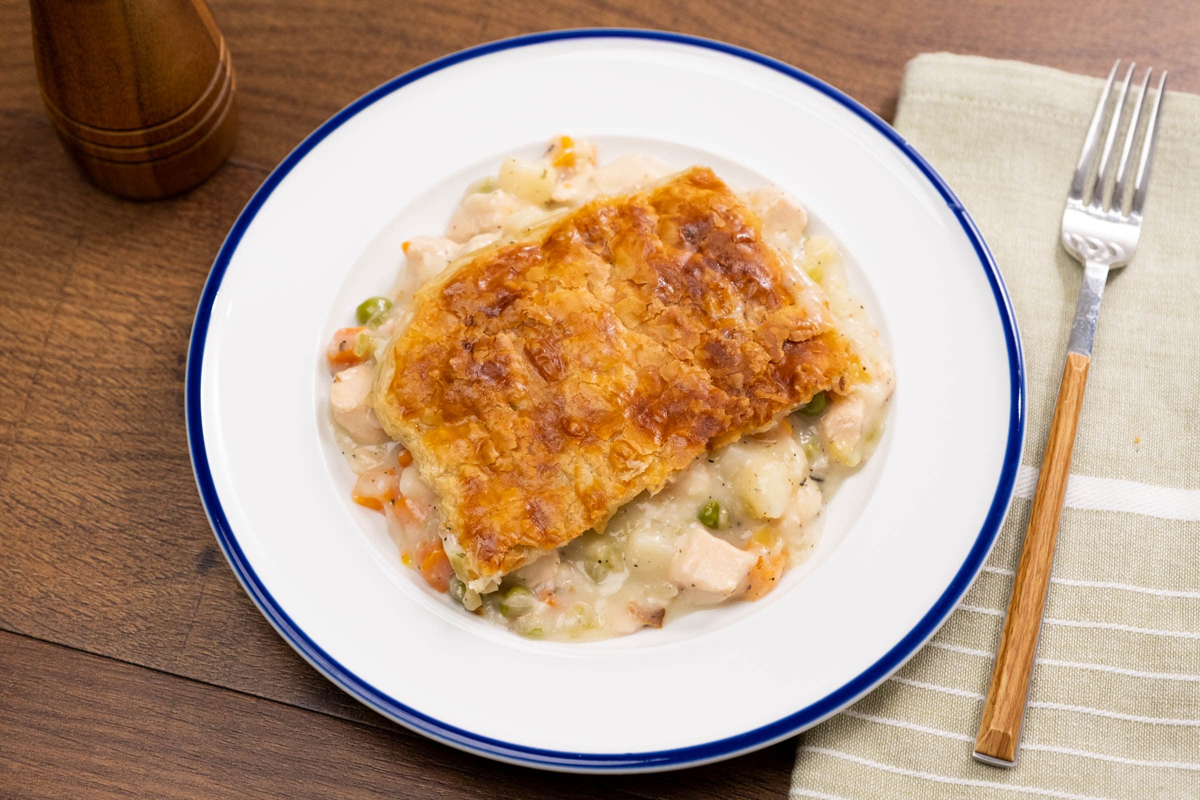 Chicken Pot Pie with Buttery Pastry Crust