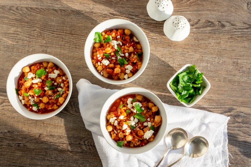 Spicy Tomato & Chickpea Stew