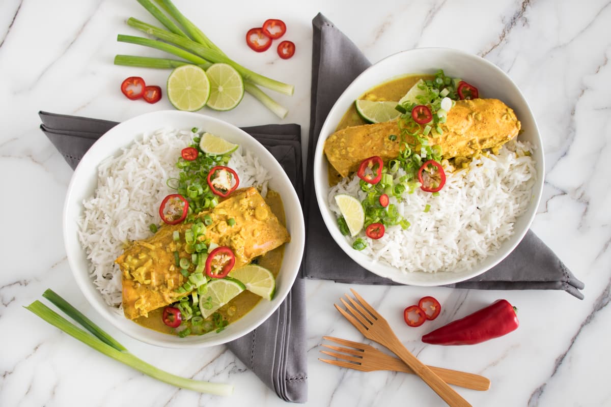 Coconut Curry Salmon