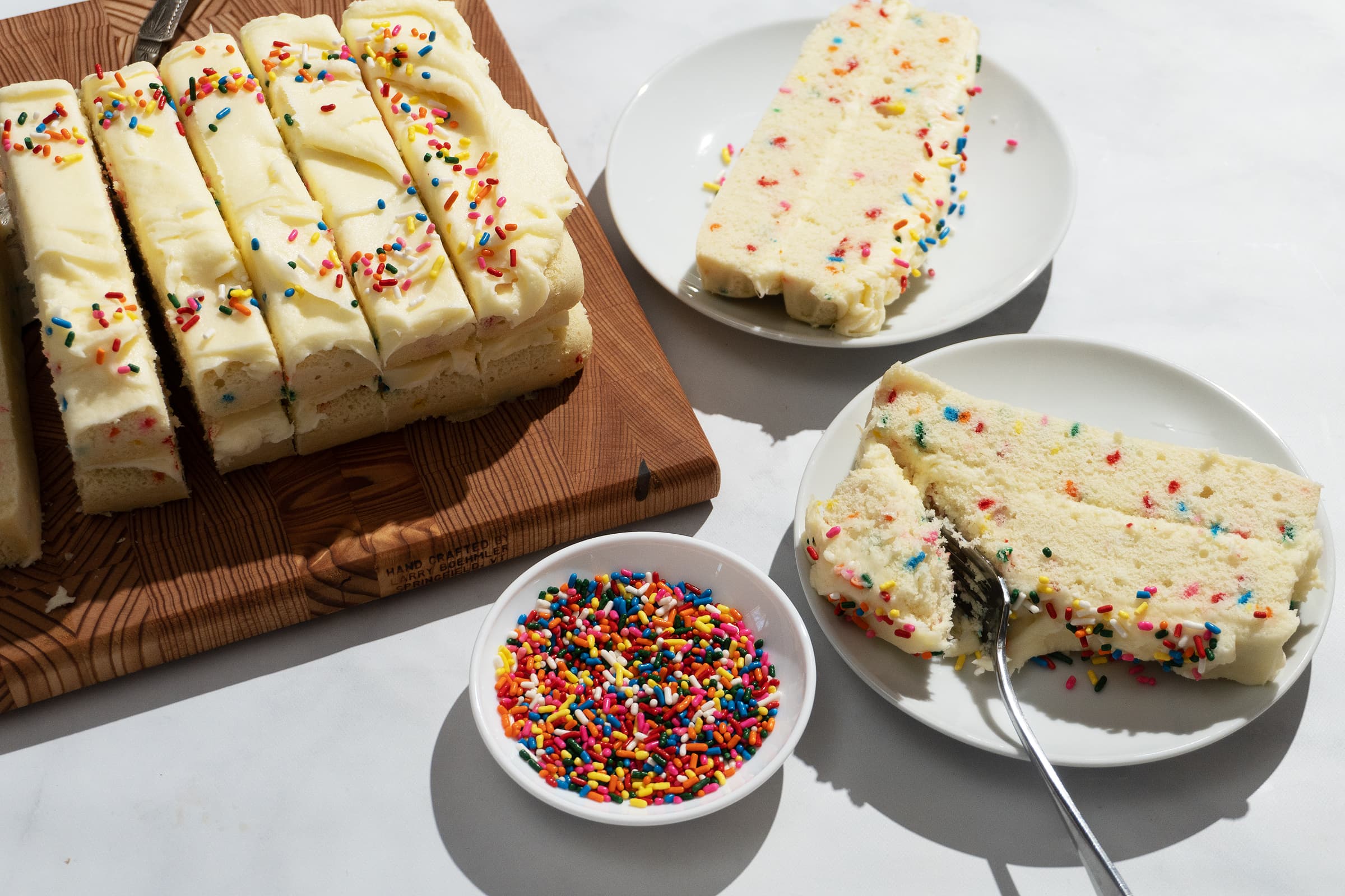 Confetti Cake With Cream Cheese Frosting