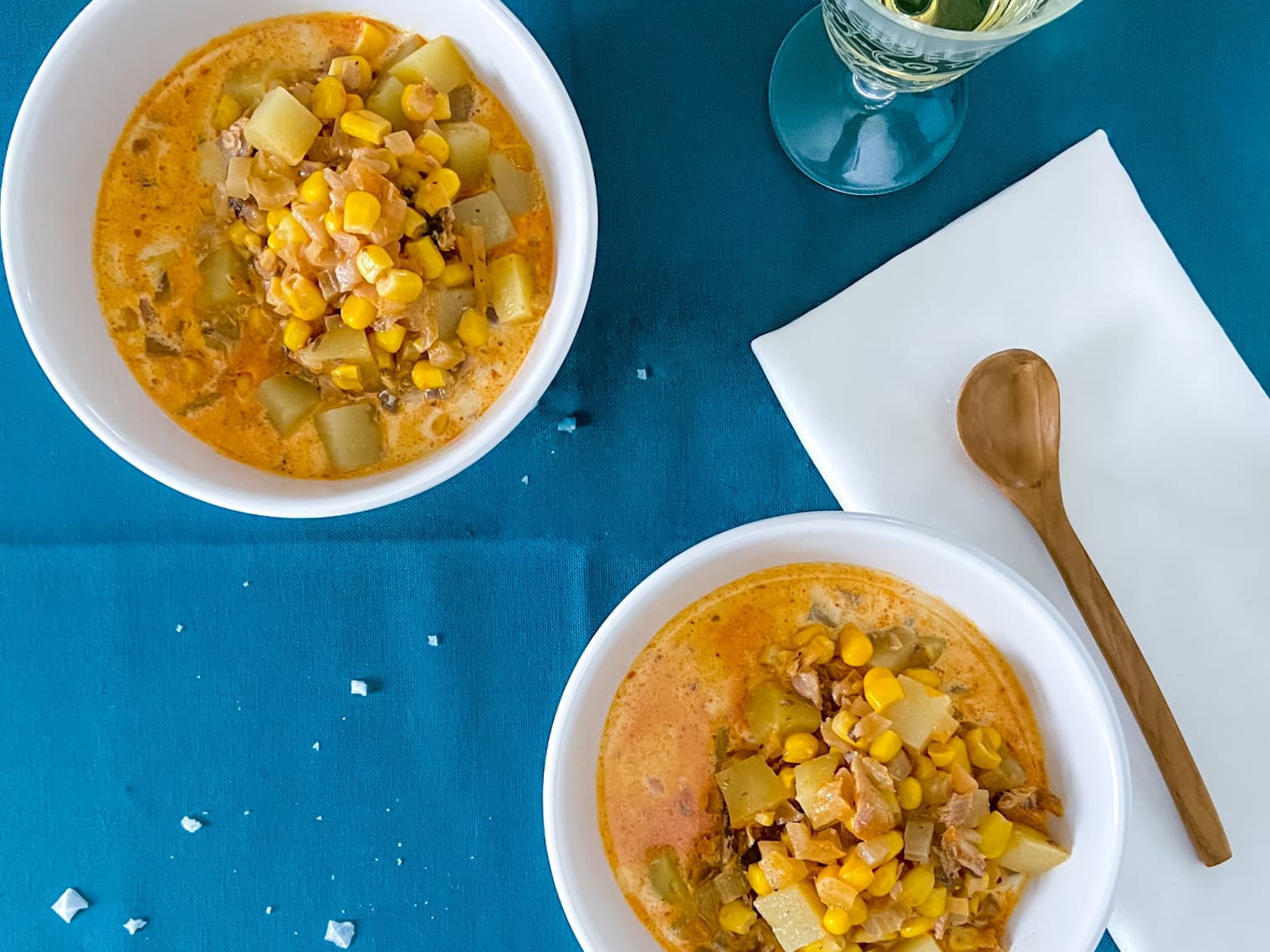 Corn & Smoked Fish Chowder