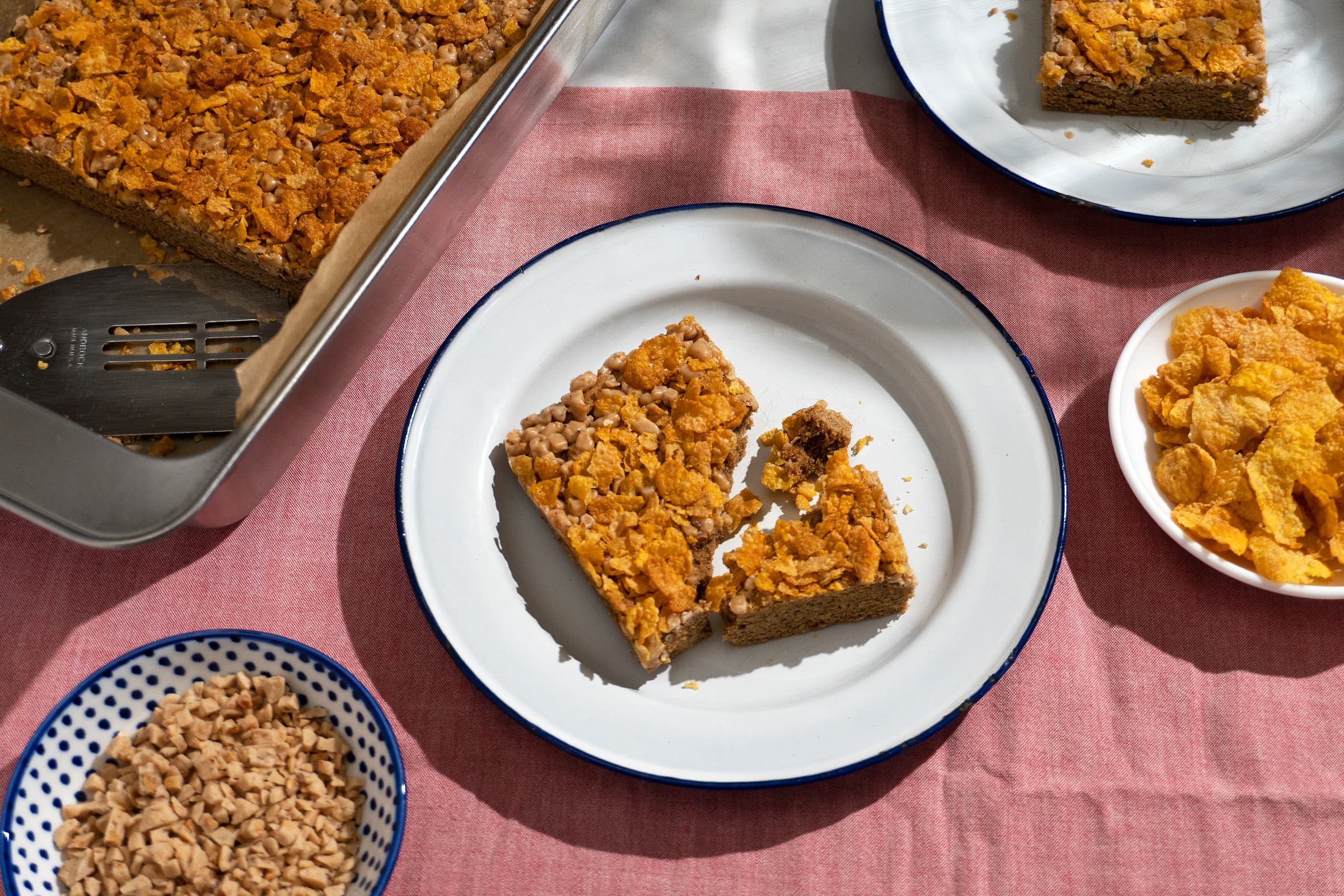 Cornflake Cookie Toffee Bars