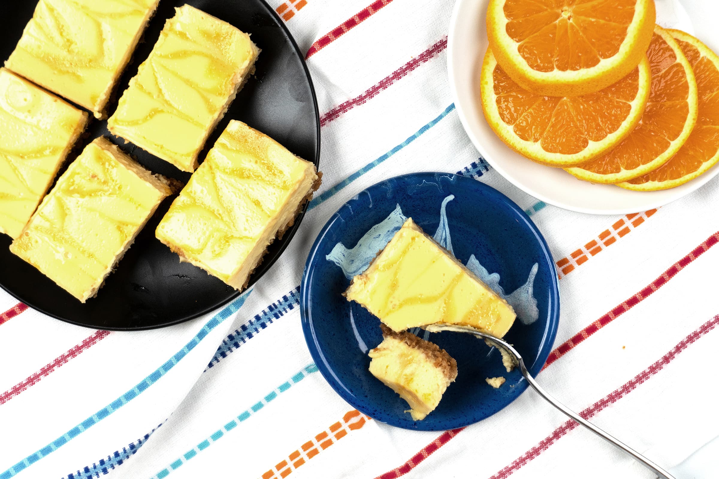 Creamsicle Cheesecake Bars