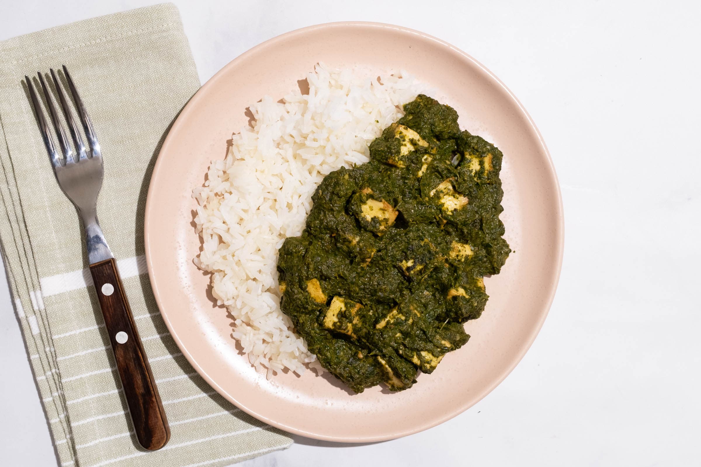 Creamy Spinach Saag Paneer