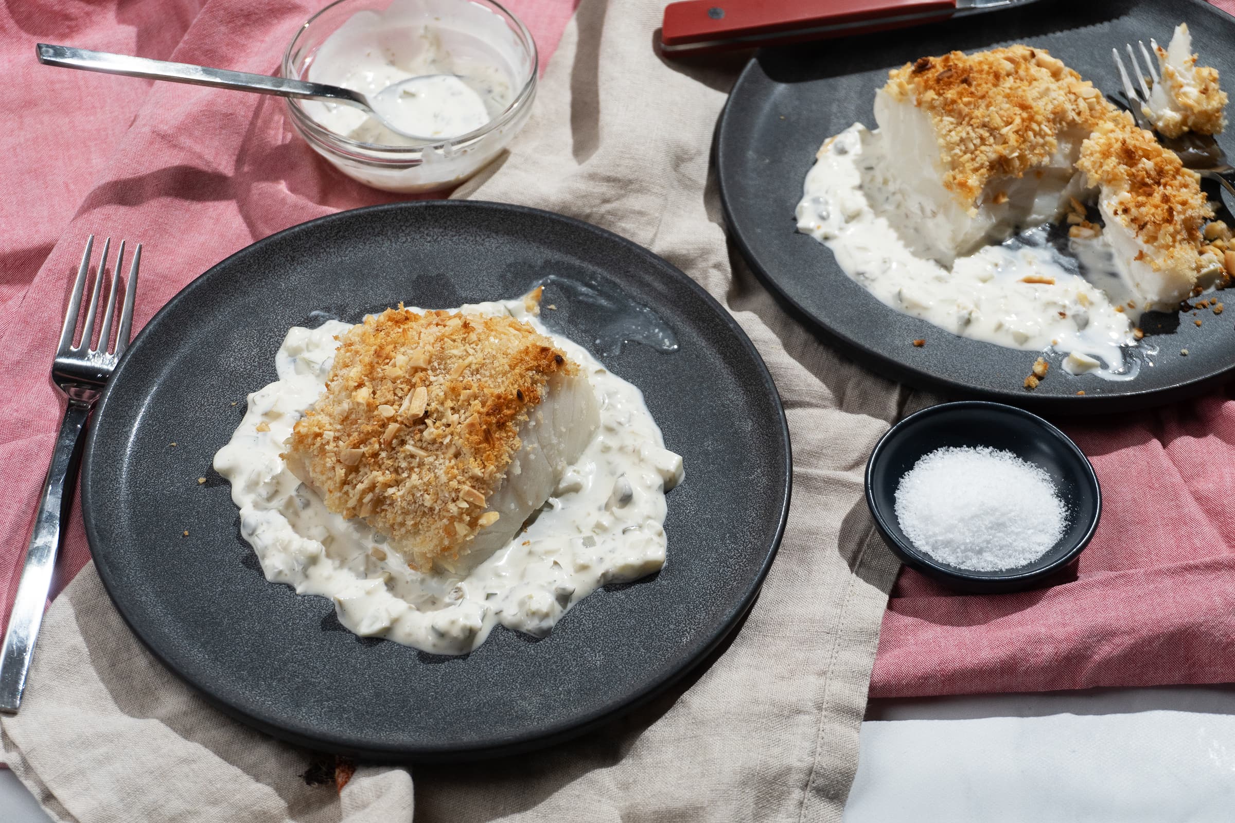 Crispy Cod with Tartar Sauce