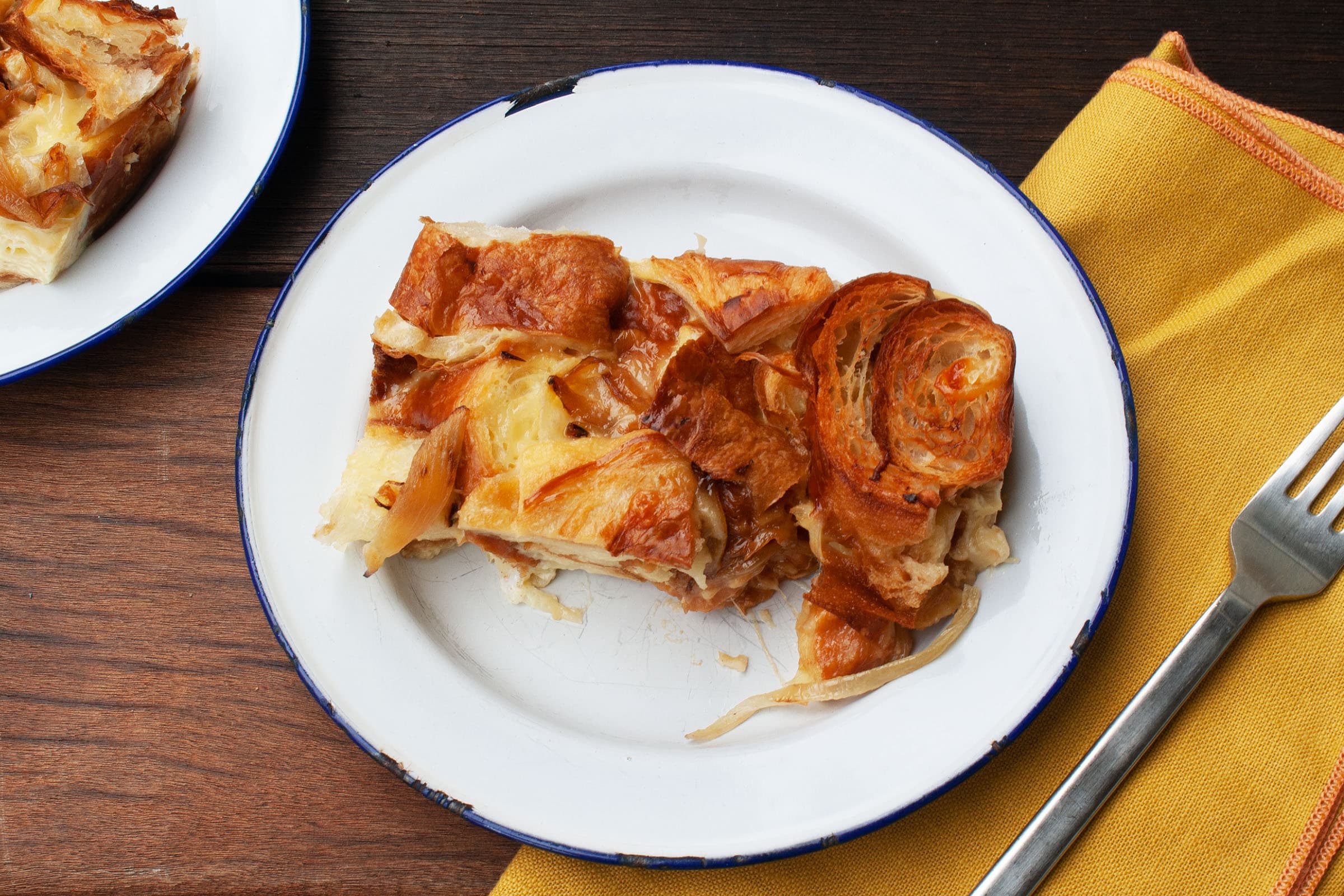 Croissant Breakfast Casserole