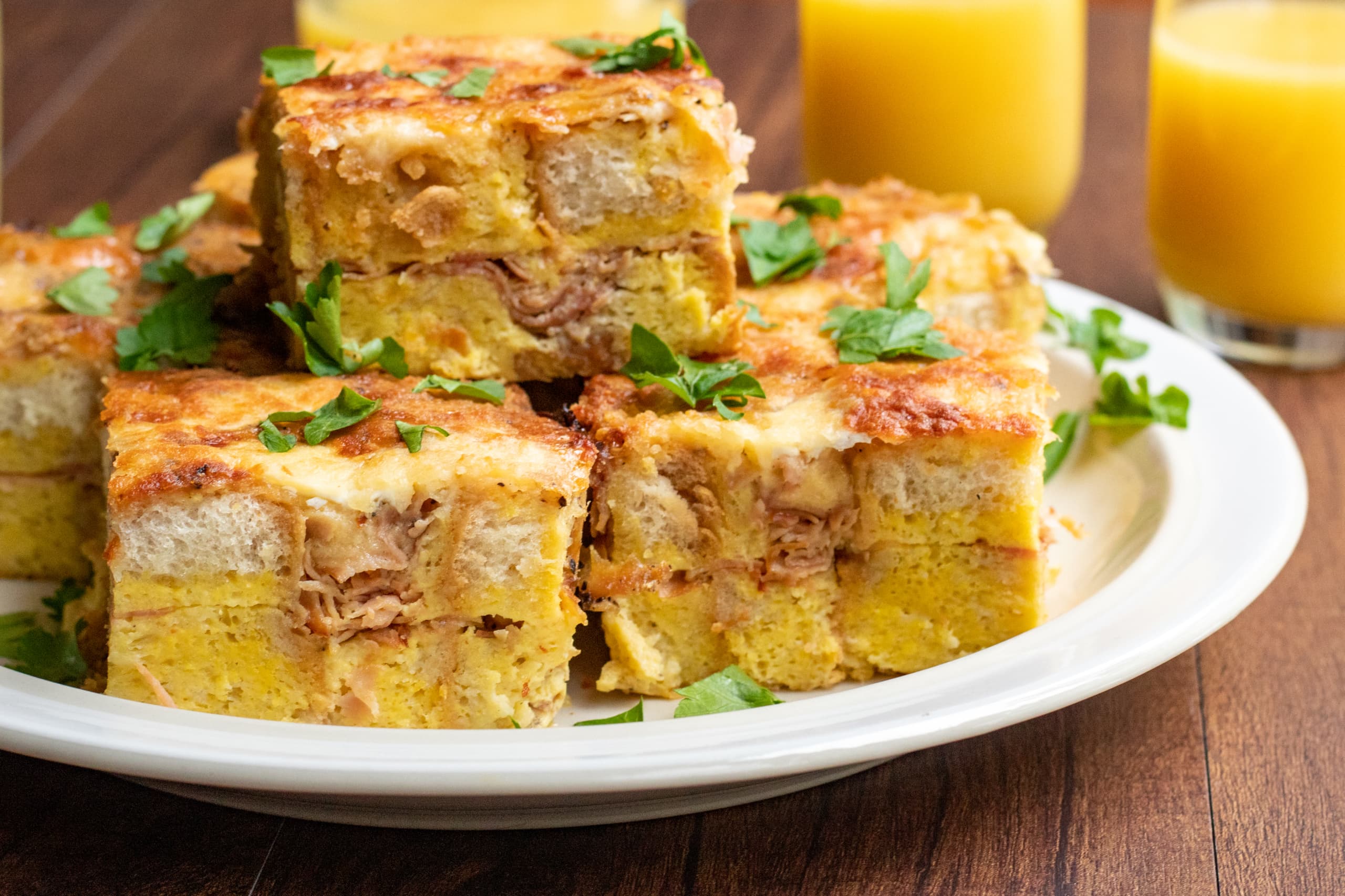 Croque Madame Breakfast Casserole