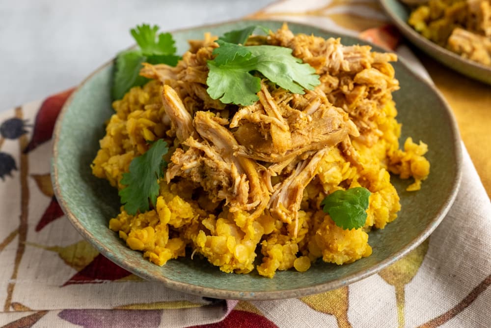 Curried Chicken with Red Lentils