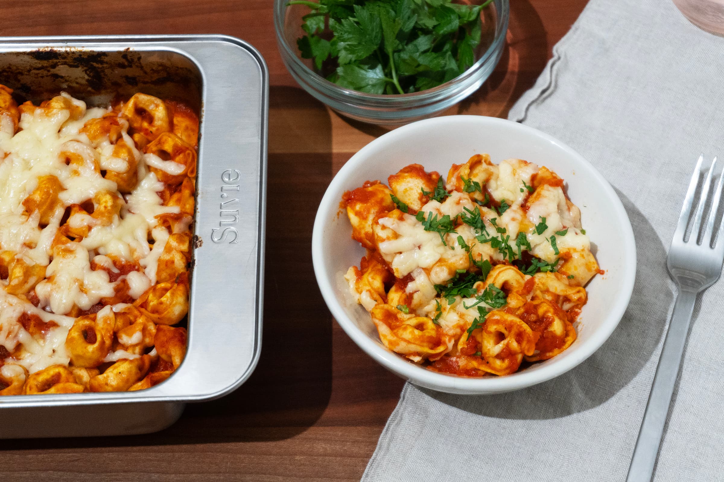 Cheesy Marinara Tortellini
