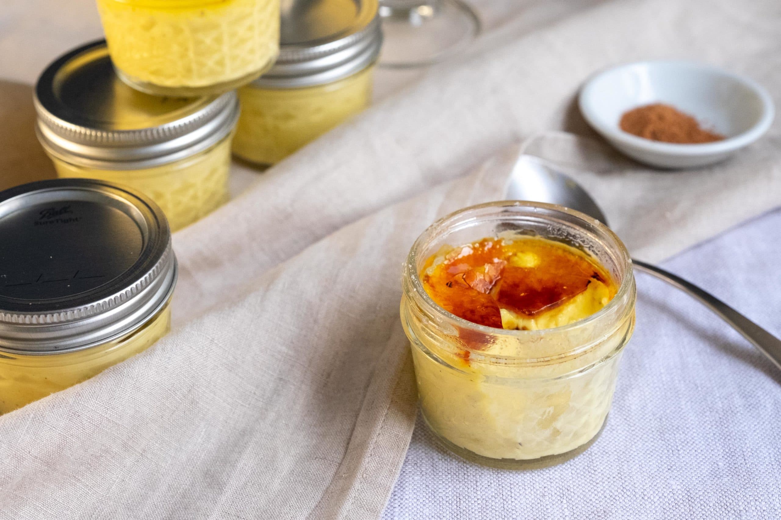 Eggnog Crème Brûlée