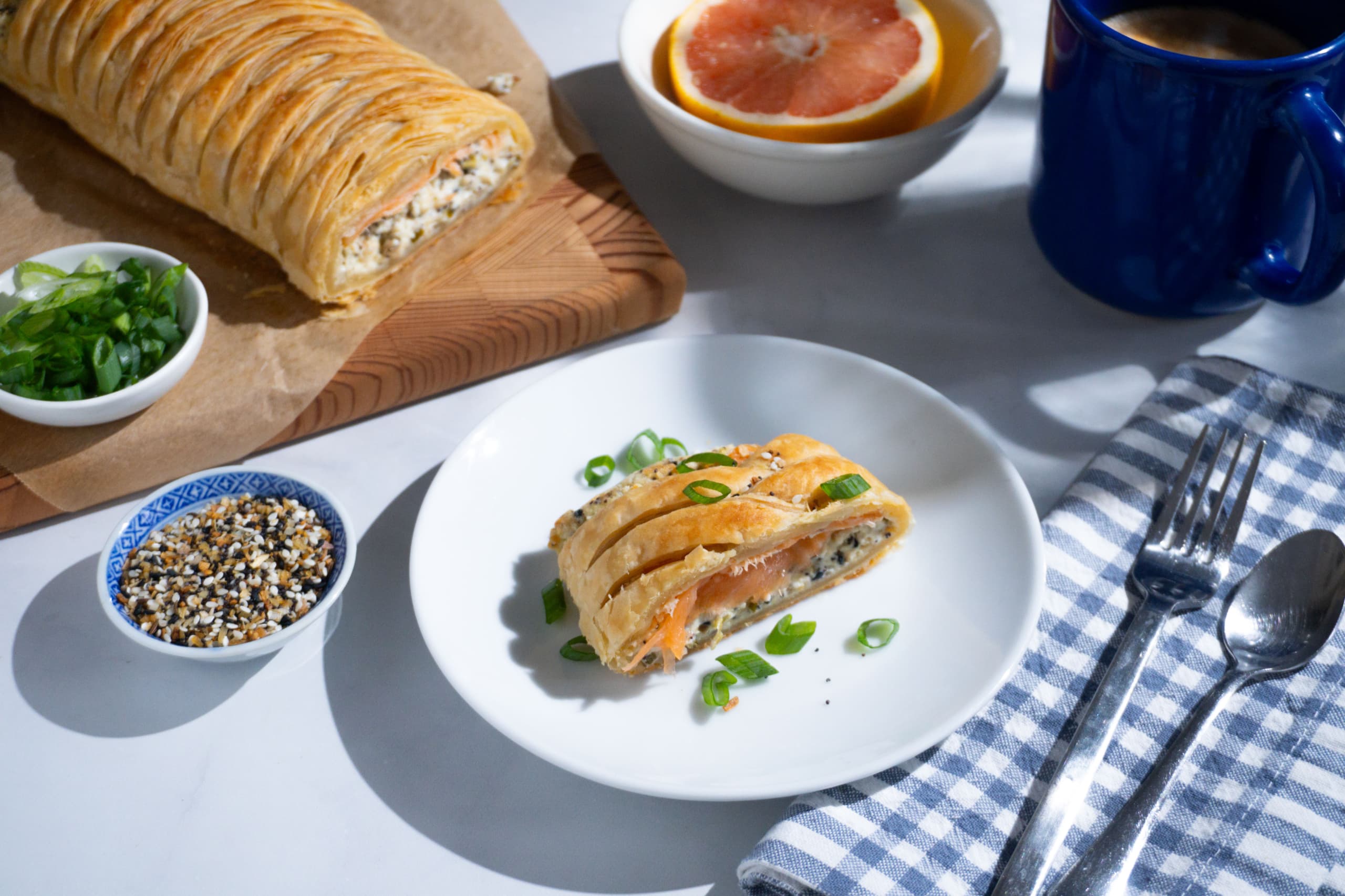 Cream Cheese Danish with Lox