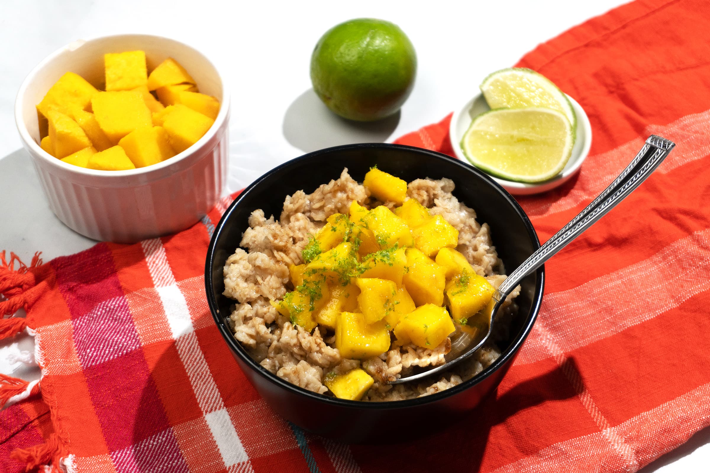 Mango Coconut Lime Oatmeal