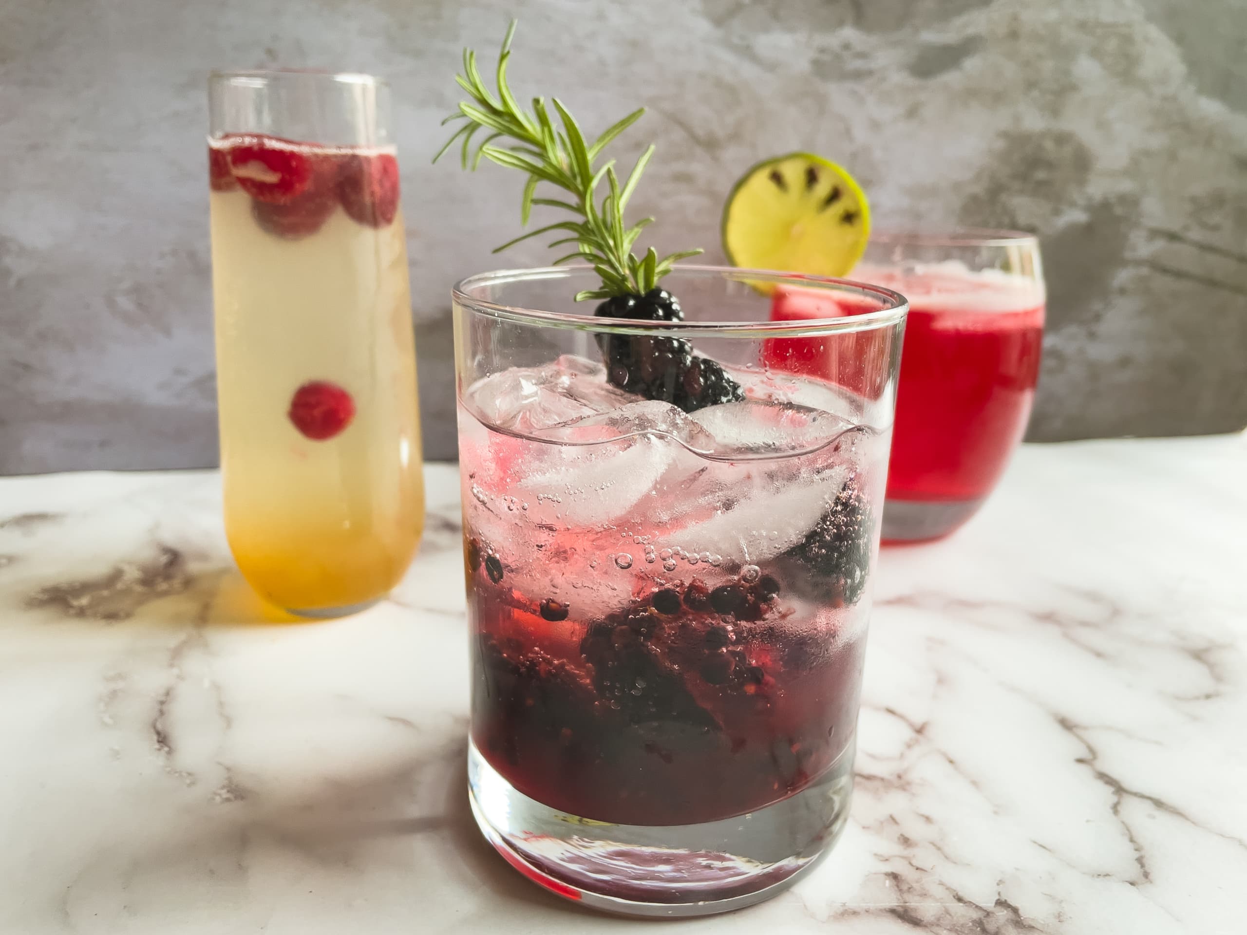 Mocktails Using Flavored Simple Syrups