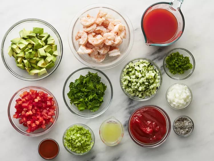 Authentic Mexican Shrimp Cocktail (Coctel de Camarones estilo Mexicano)