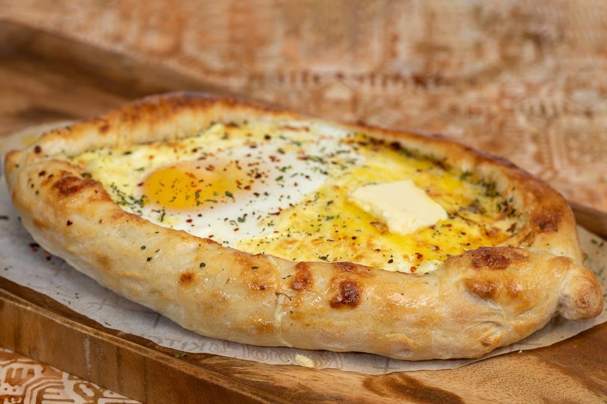 Georgian Cheese Bread (Khachapuri)