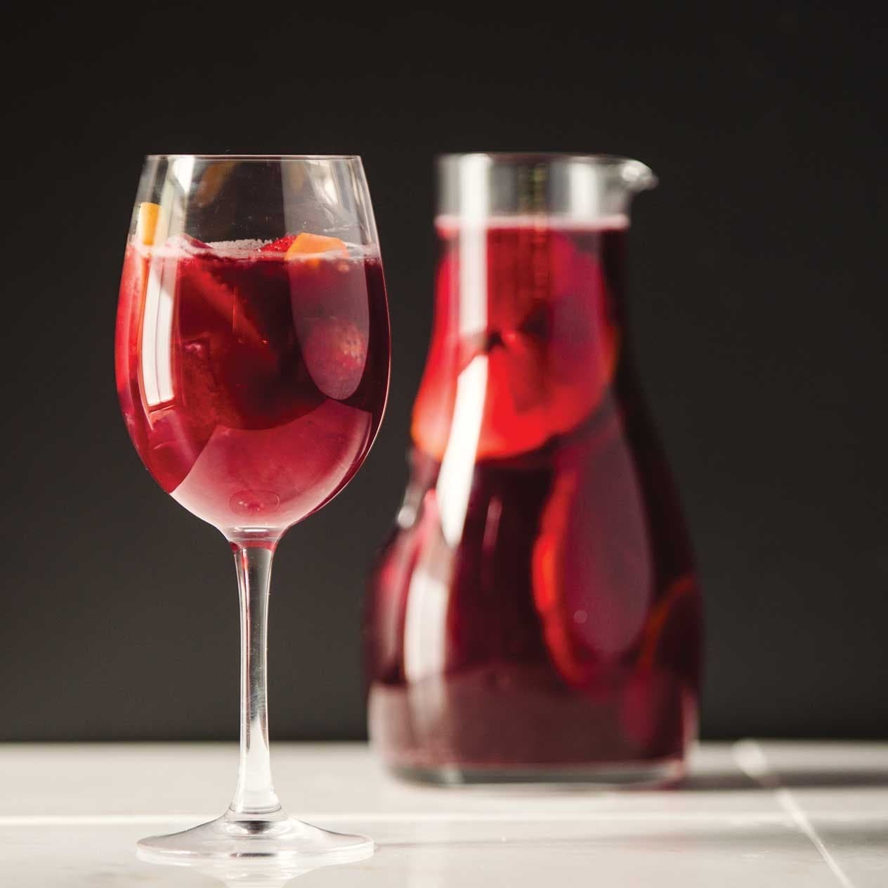Red Wine Sangria With Rum And Spices